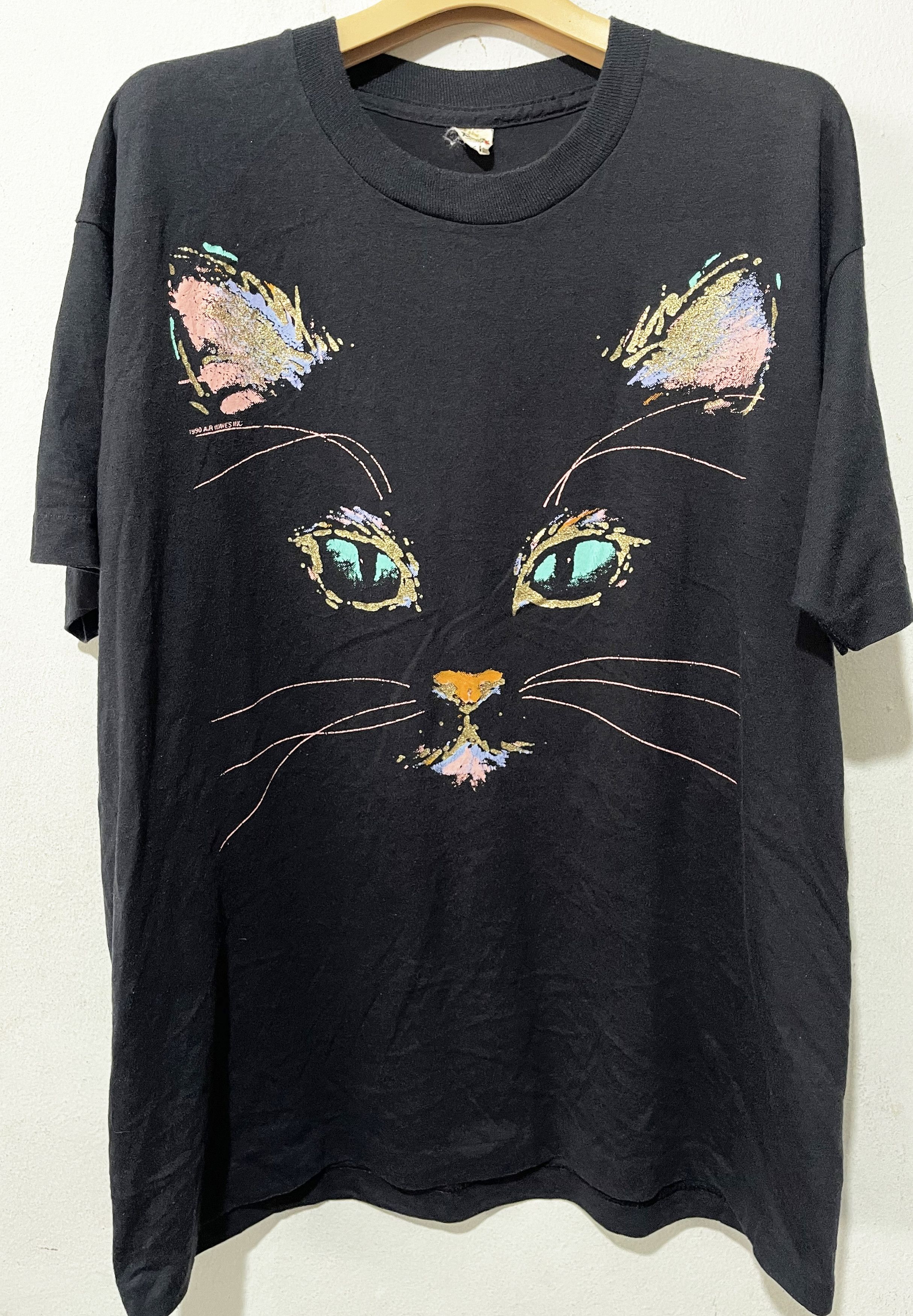 Vintage Vintage Cat Shirt Size US L / EU 52-54 / 3 - 1 Thumbnail