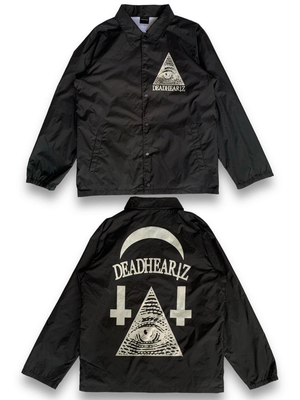 14th Addiction Japanese Deadheariz “Eye of Providence” Nylon Light Jacket Size US M / EU 48-50 / 2 - 1 Thumbnail