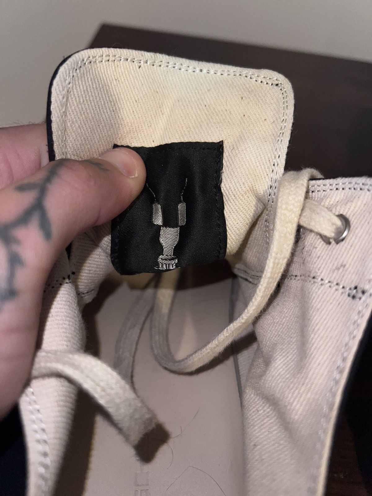 Rick Owens Drkshdw Rick Owens Alternate Stitch Ramones Size US 12 / EU 45 - 6 Thumbnail
