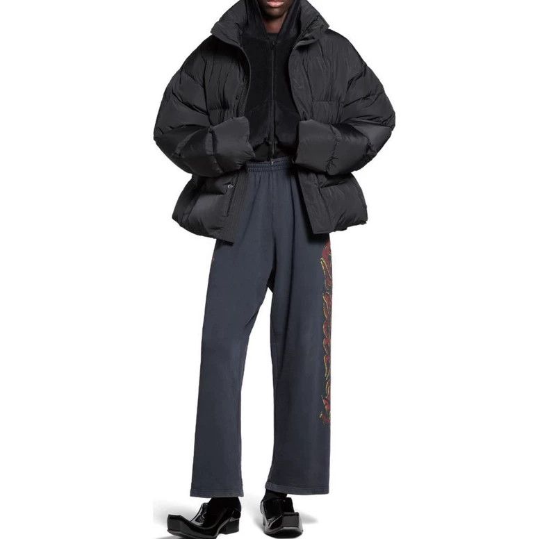 Balenciaga Balenciaga Graffiti down cotton-padded jacket coat Size US S / EU 44-46 / 1 - 8 Thumbnail