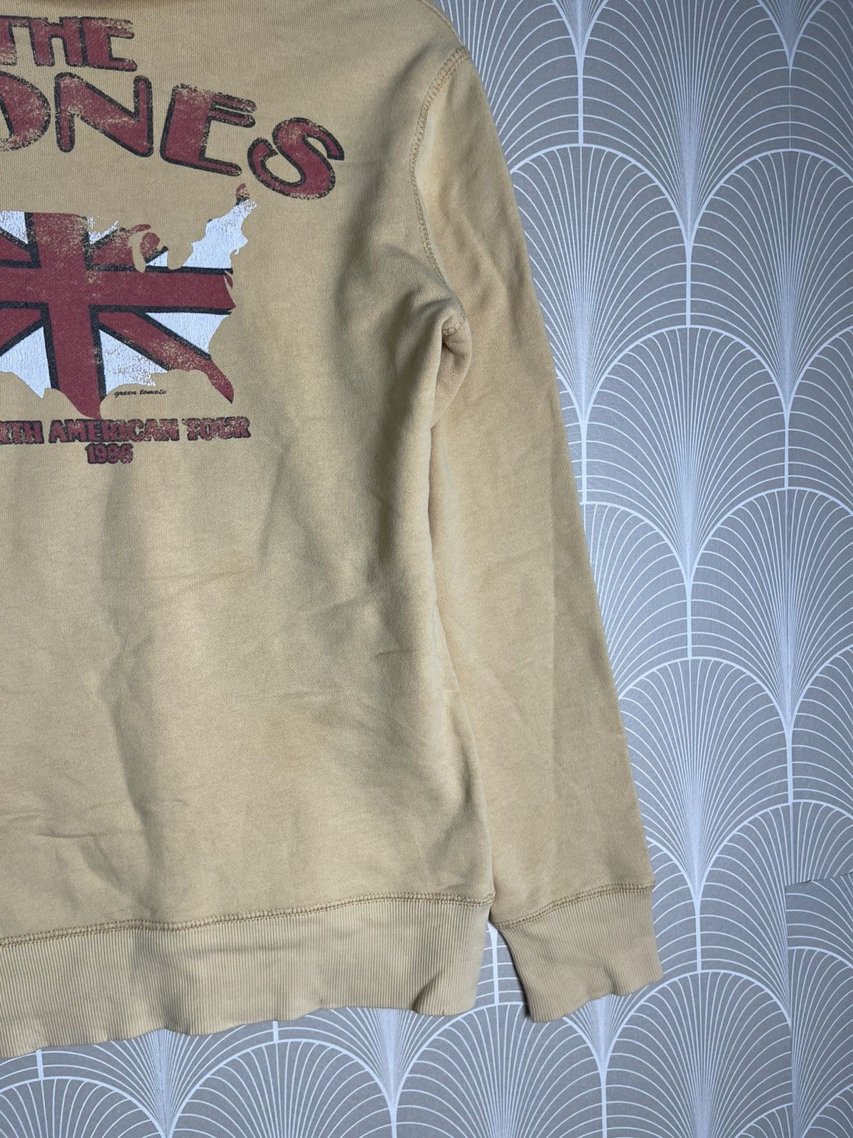 Band Tees × The Rolling Stones × Vintage VINTAGE THE ROLLING STONES TOUR 1996 HOODIE SWEATER Size S / US 4 / IT 40 - 16 Thumbnail