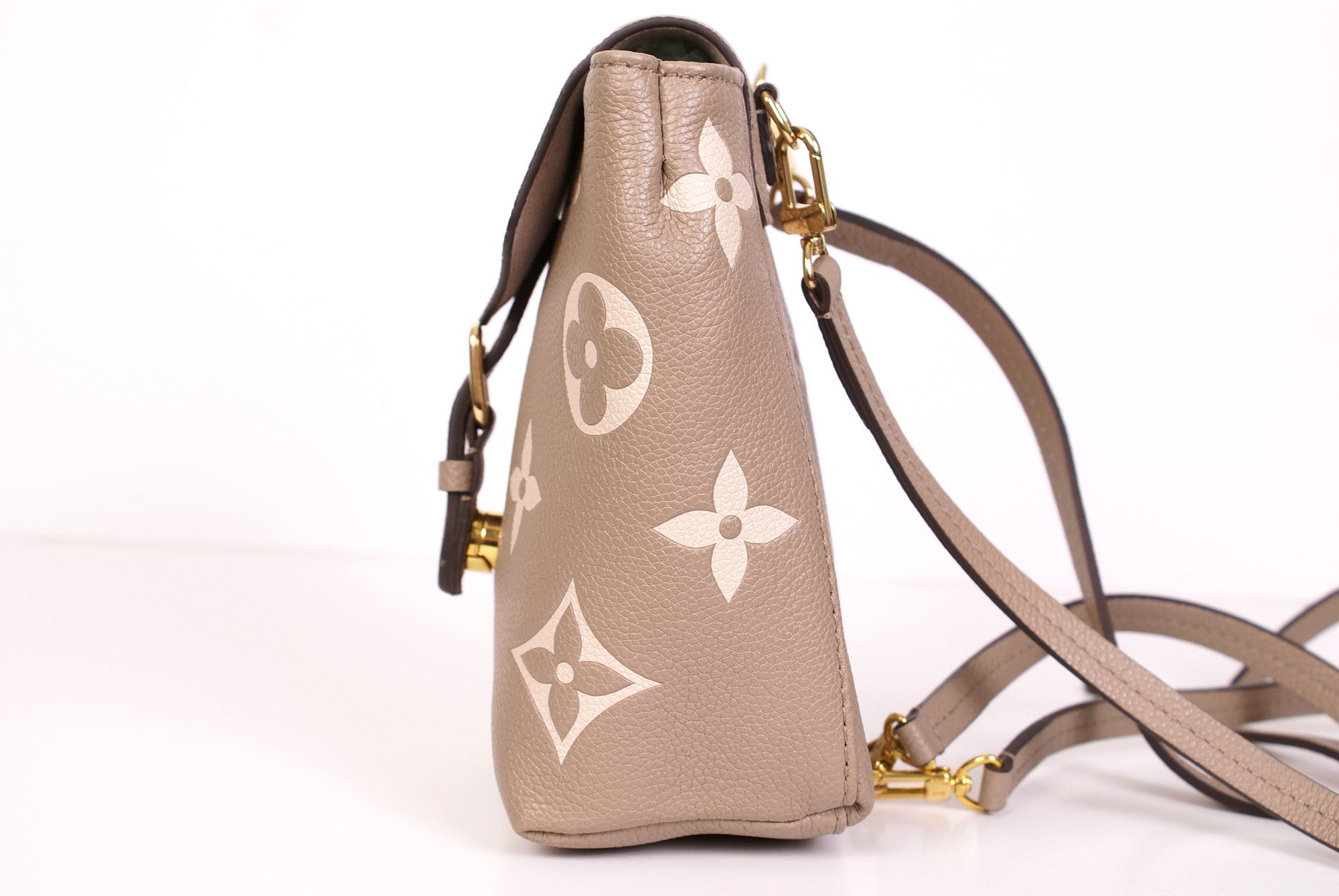Louis Vuitton Louis Vuitton Tiny Backpack Monogram Empreinte Beige Cream Size ONE SIZE - 14 Thumbnail
