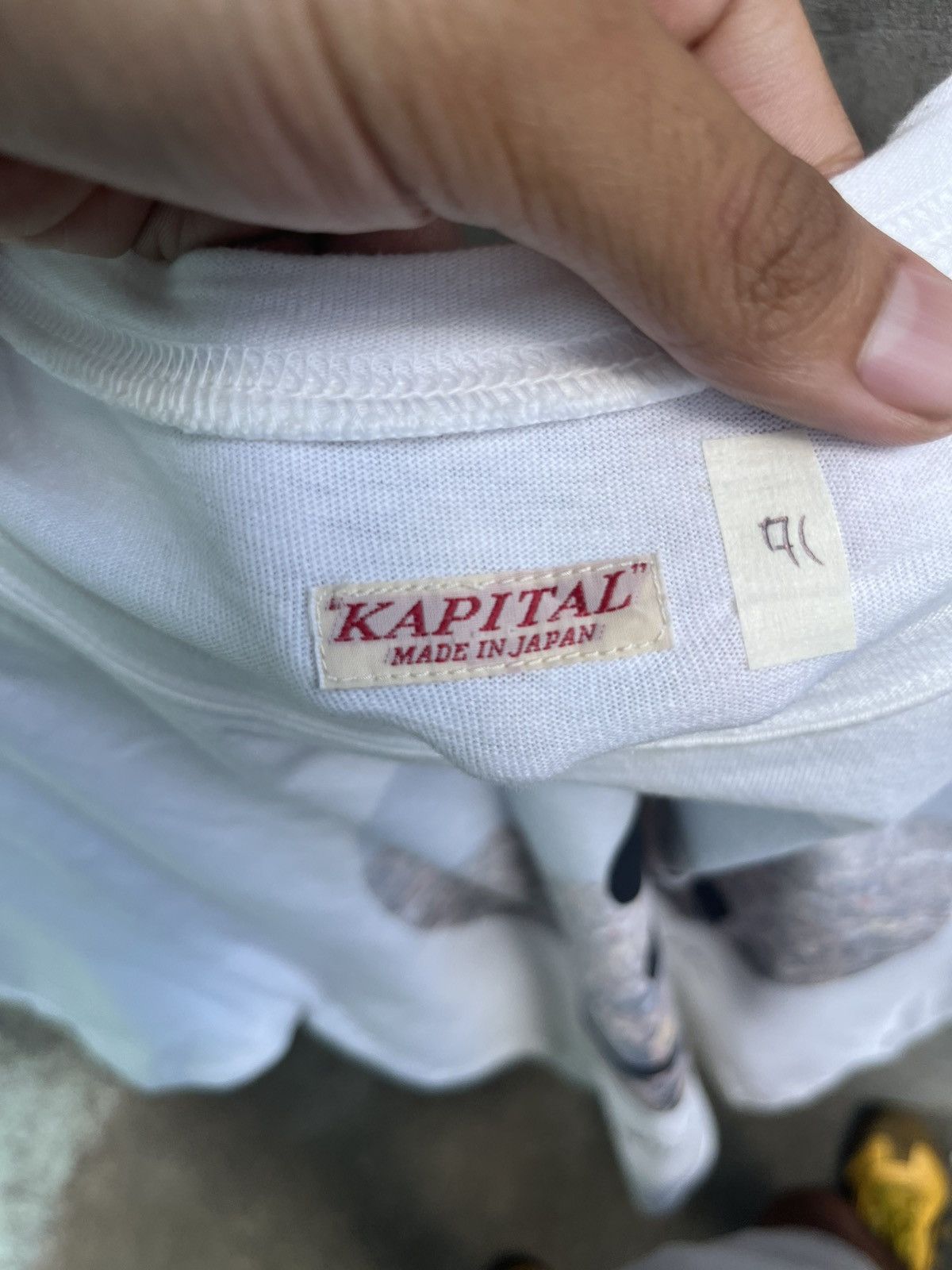 Kapital SS18 Love Peace Rain Tee Size US M / EU 48-50 / 2 - 4 Thumbnail