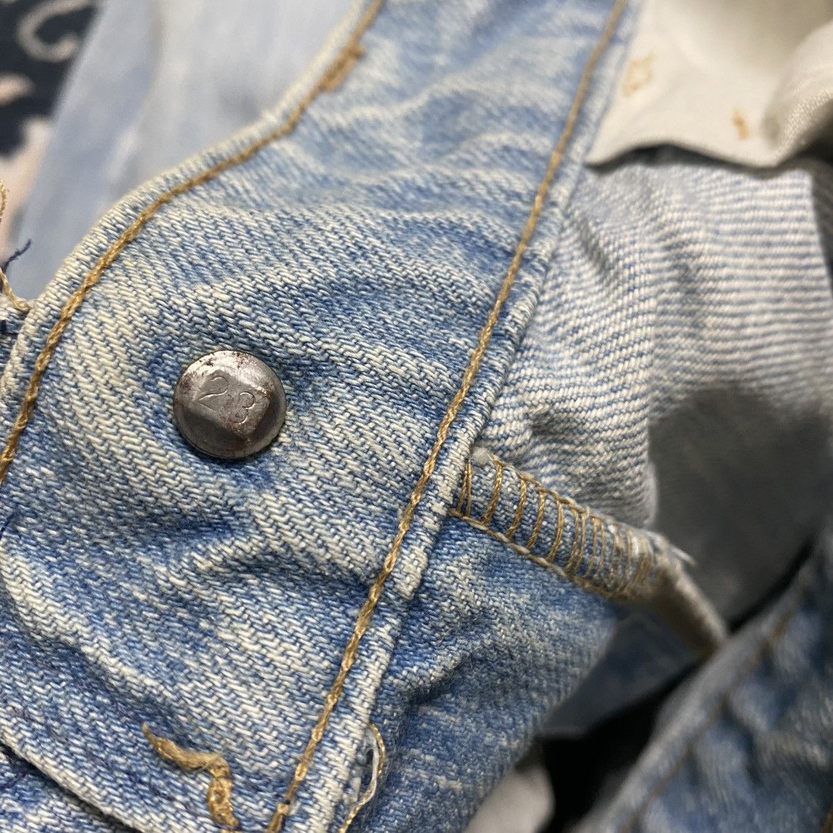 Levi's Vintage 70s Levis 784 Bell Bottom Jeans Orangetab Nice Faded Size US 32 / EU 48 - 17 Thumbnail