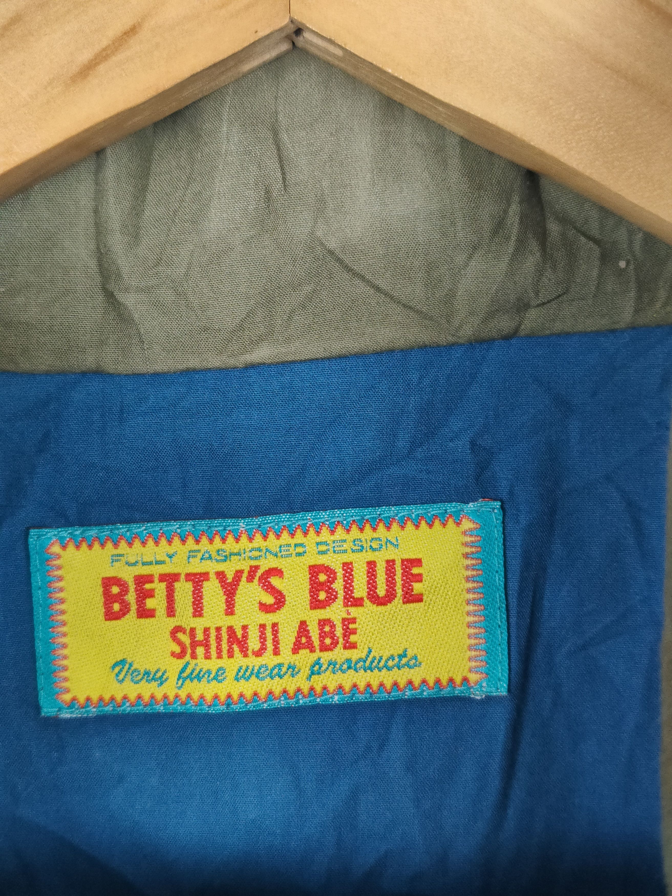 Japanese Brand Betty's Blue Shinji Abe Windbreaker Jacket Size US M / EU 48-50 / 2 - 3 Thumbnail