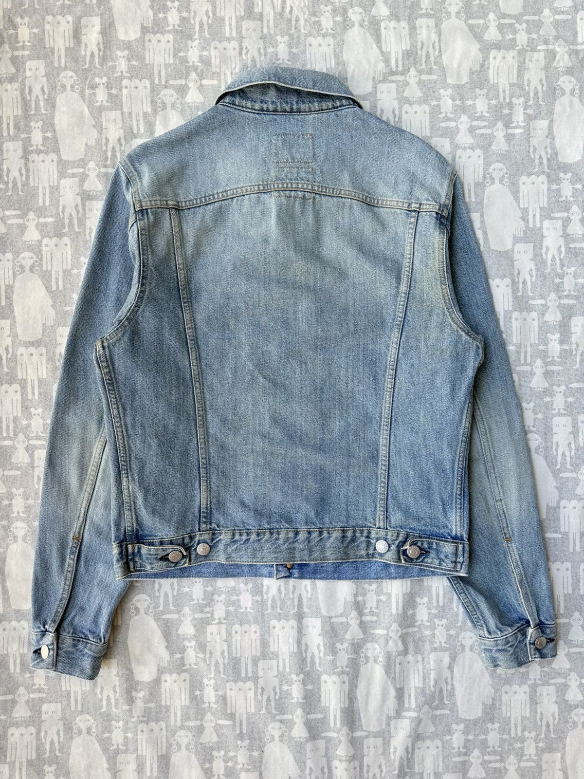 Helmut Lang Helmut Lang 2000 Type I One Pocket Sanded Blue Denim Jacket Size US S / EU 44-46 / 1 - 7 Thumbnail
