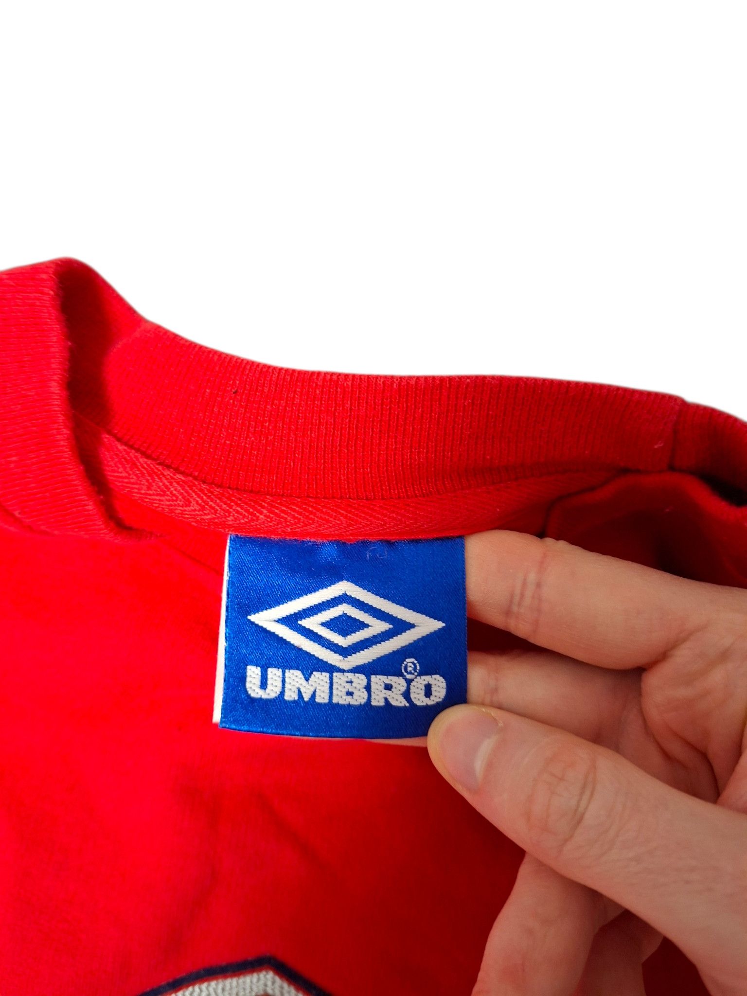 Umbro UMBRO VINTAGE 90S BIG LOGO MADE IN GREECE SWEATSHIRT Size US XXL / EU 58 / 5 - 4 Thumbnail