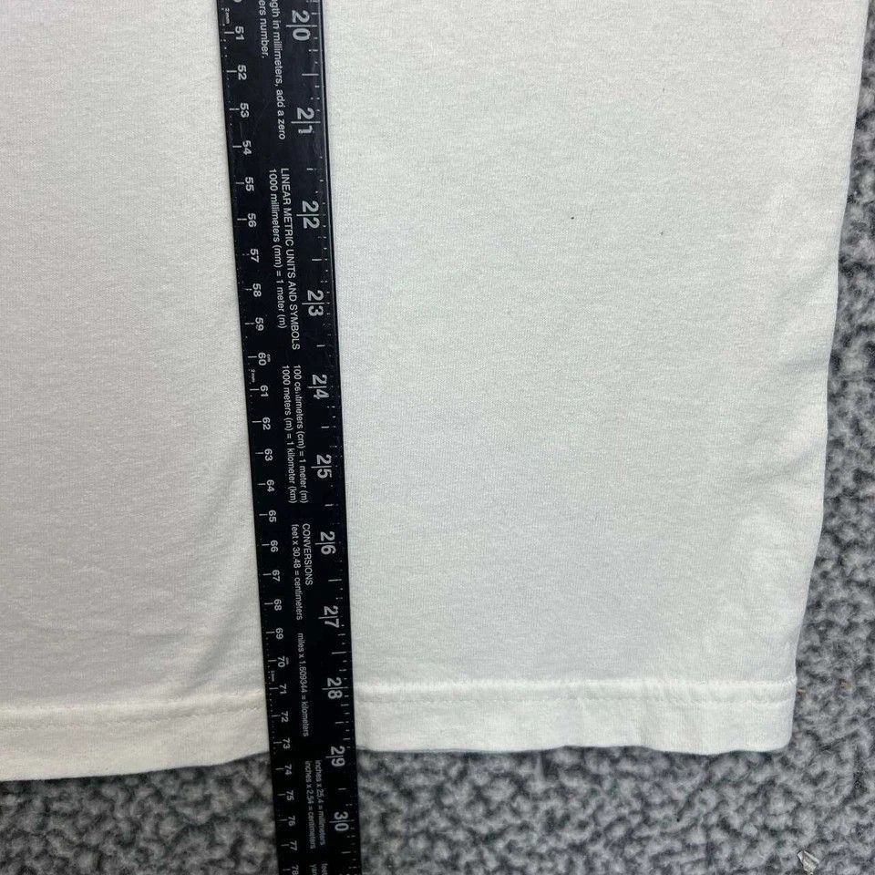 Other Wavy World-Wide Vibe Shirt Men XL White Crew Neck Cotton Size US XL / EU 56 / 4 - 6 Thumbnail
