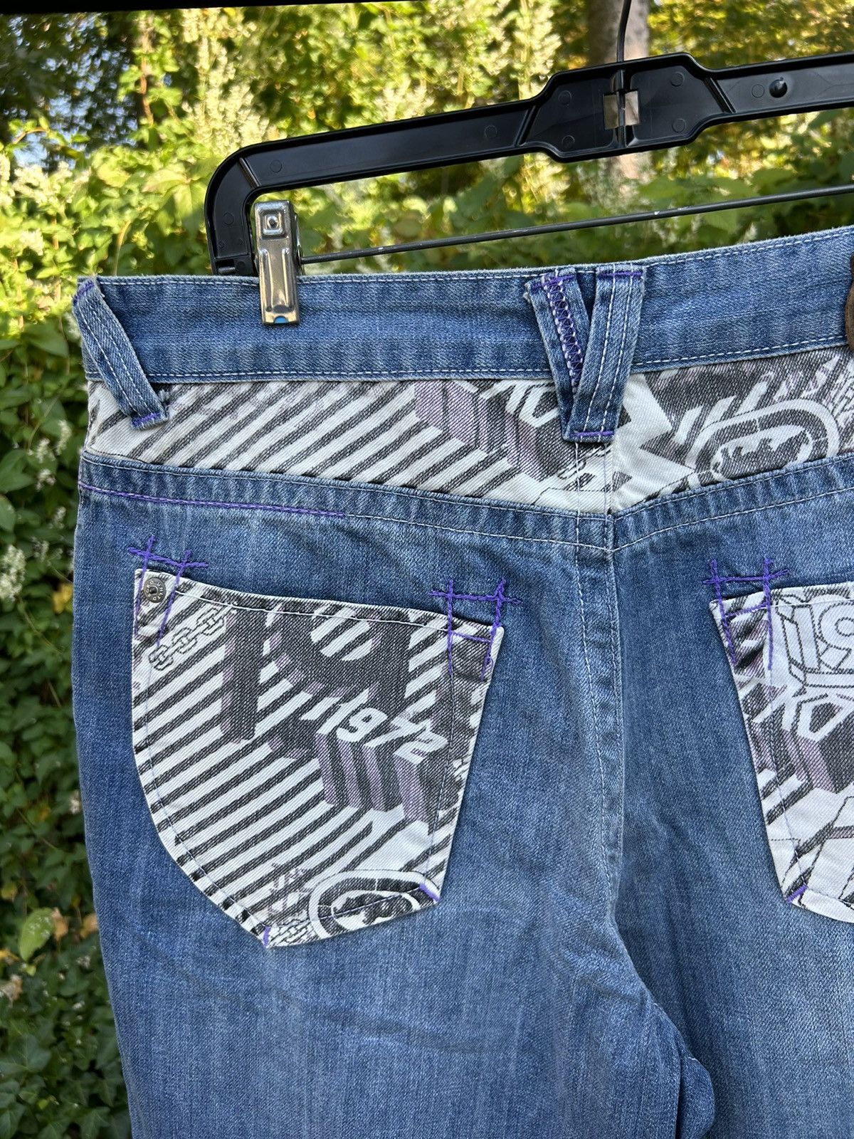 Ecko Unltd. Vintage Y2k Ecko Baggy Wide Leg Jeans Size US 34 / EU 50 - 4 Thumbnail