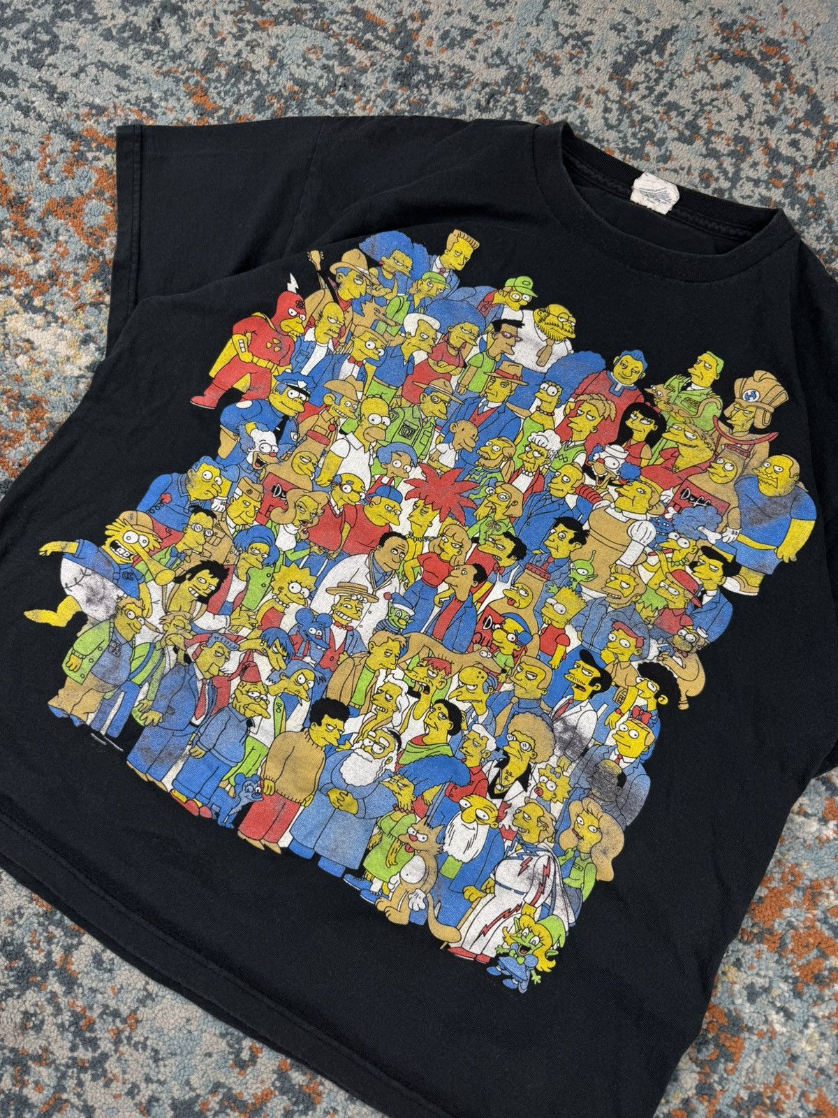 Vintage Vintage 90s Matt Groening all cartoon characters graphic tee Size US L / EU 52-54 / 3 - 3 Thumbnail