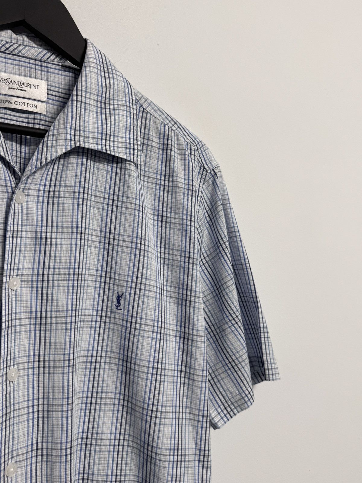 Yves Saint Laurent Yves Saint Laurent Button Up Shirt Size US L / EU 52-54 / 3 - 5 Thumbnail