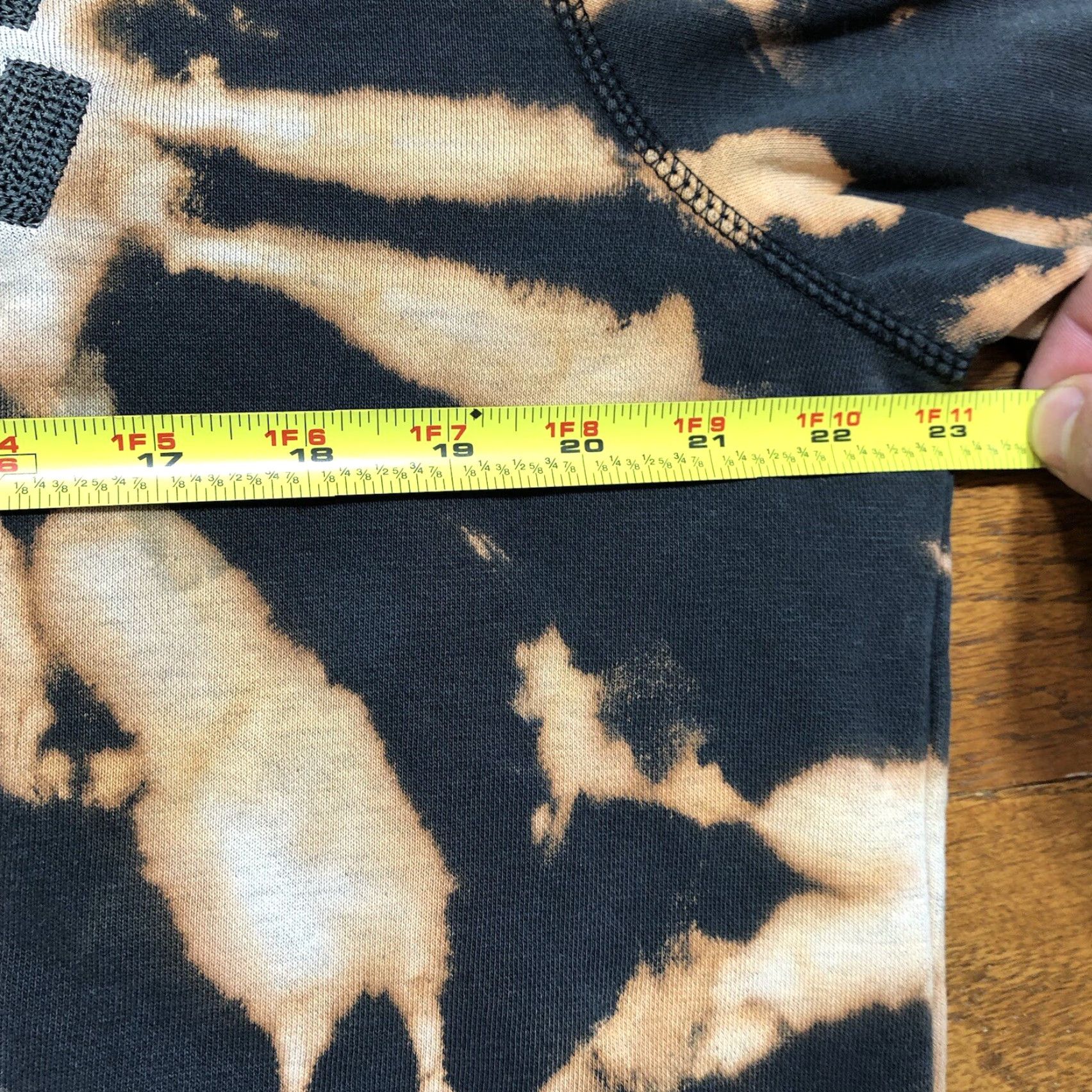 Nike Nike Hoodie Mens L Black Tie Dye Acid Wash Logo Sleeves 90s Streetwear Shirt? Size US L / EU 52-54 / 3 - 7 Thumbnail