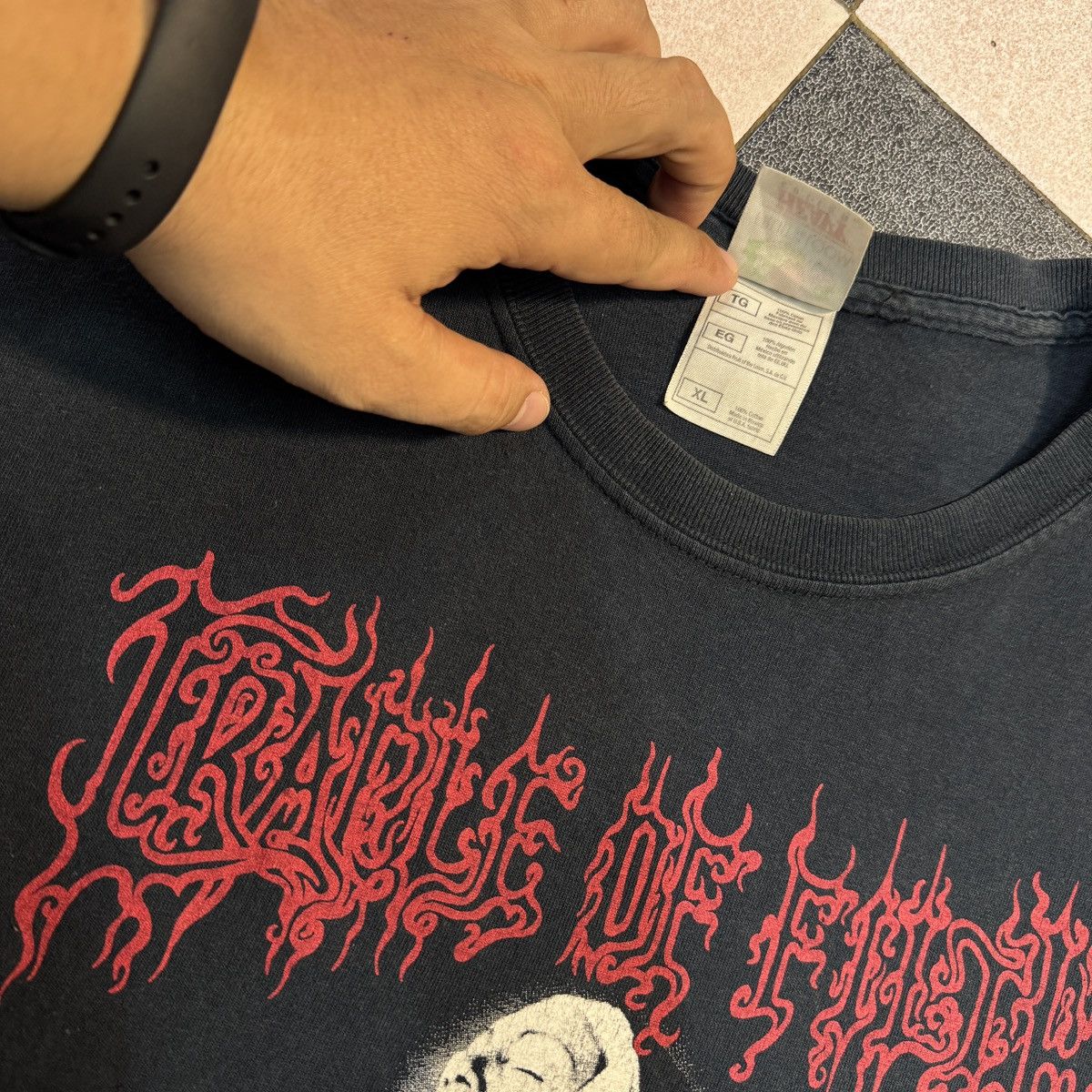 Fruit Of The Loom Cradle Of Filth Vestal vintage 2002 Size US XL / EU 56 / 4 - 3 Thumbnail