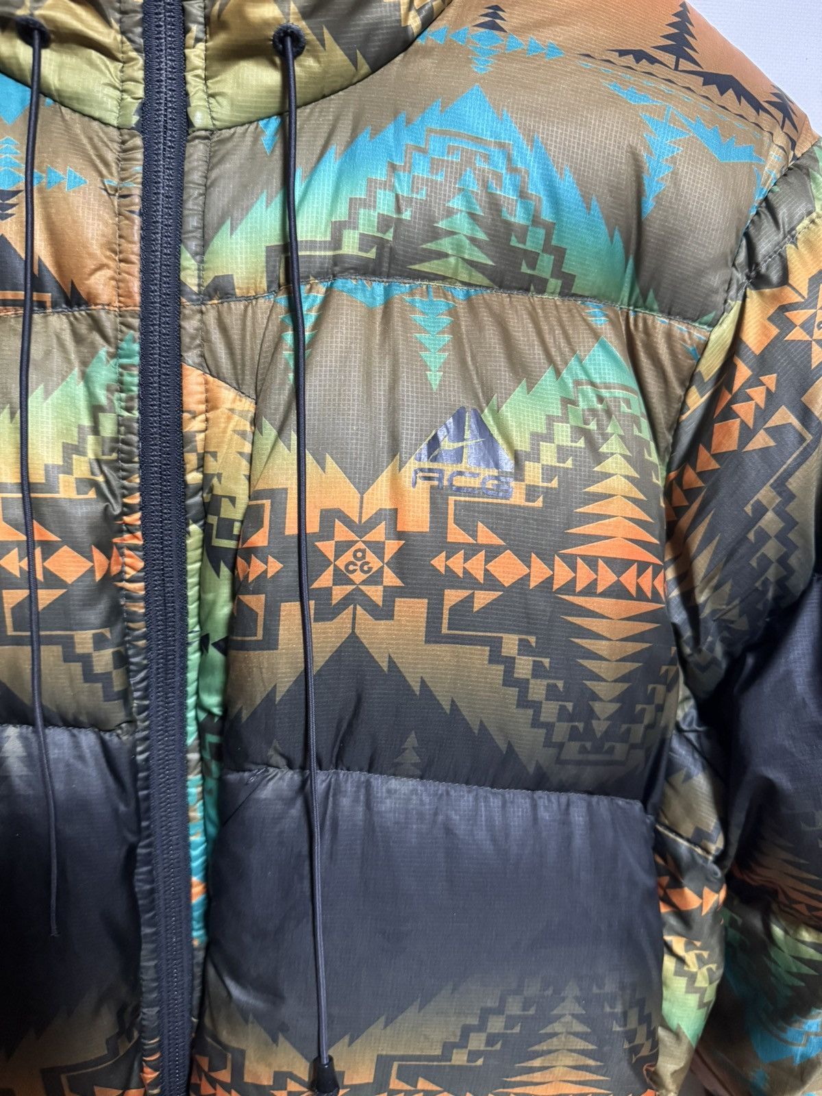 Nike × Nike ACG × Vintage Nike ACG x Pendleton Vintage Rare Puffer Jacket Sz M Size US M / EU 48-50 / 2 - 3 Thumbnail