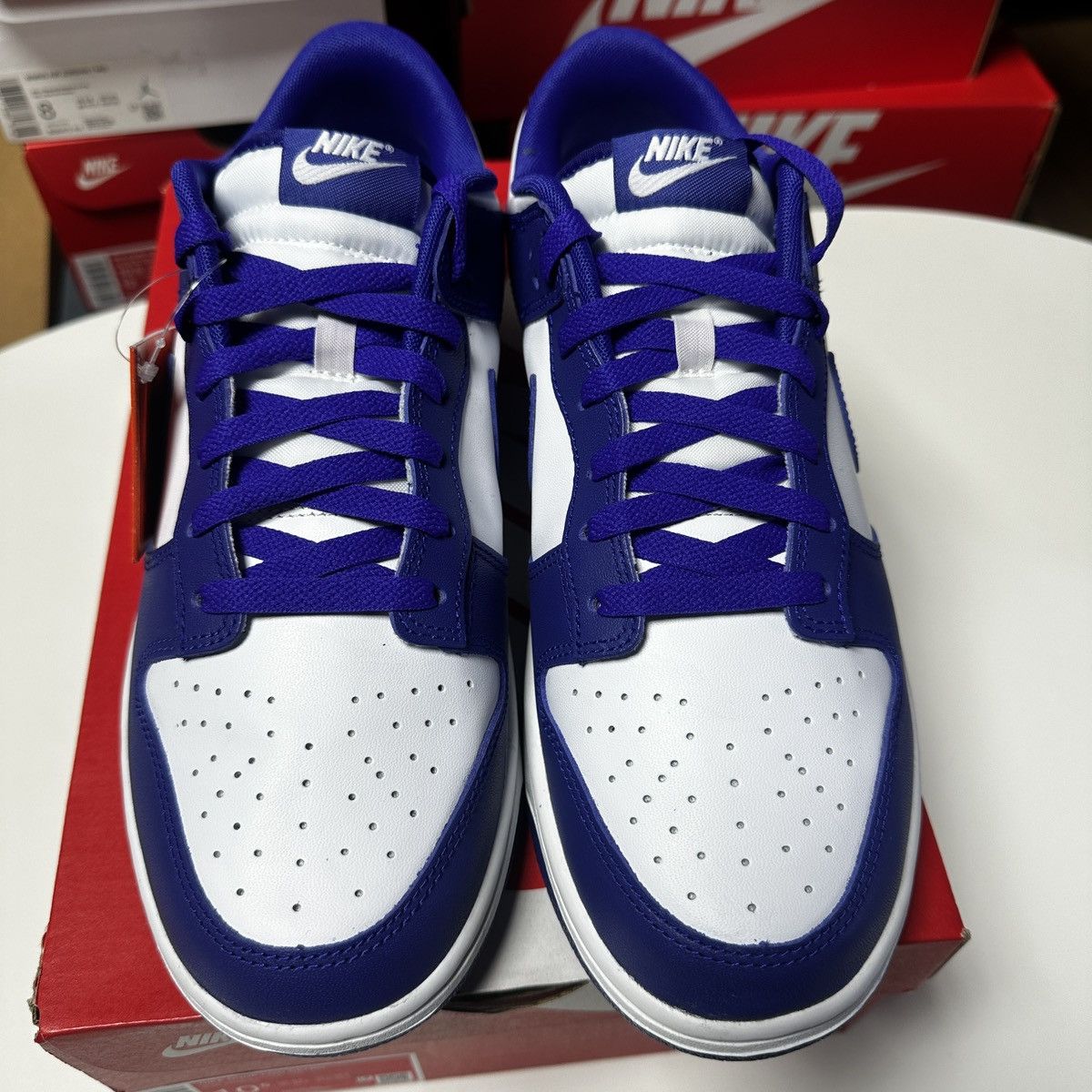 Nike **NEW** Size 10.5 Men, 12.5 WMN Nike Dunk Low Concord Unisex Size US 10.5 / EU 43-44 - 6 Thumbnail