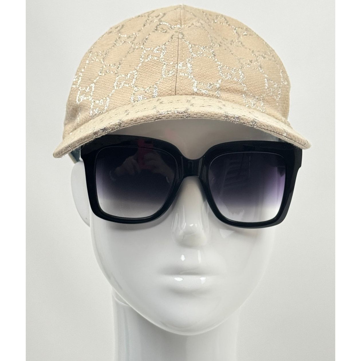 Quay Quay Icy Black 52mm Gradient Square Oversized Sunglasses Size ONE SIZE - 1 Thumbnail