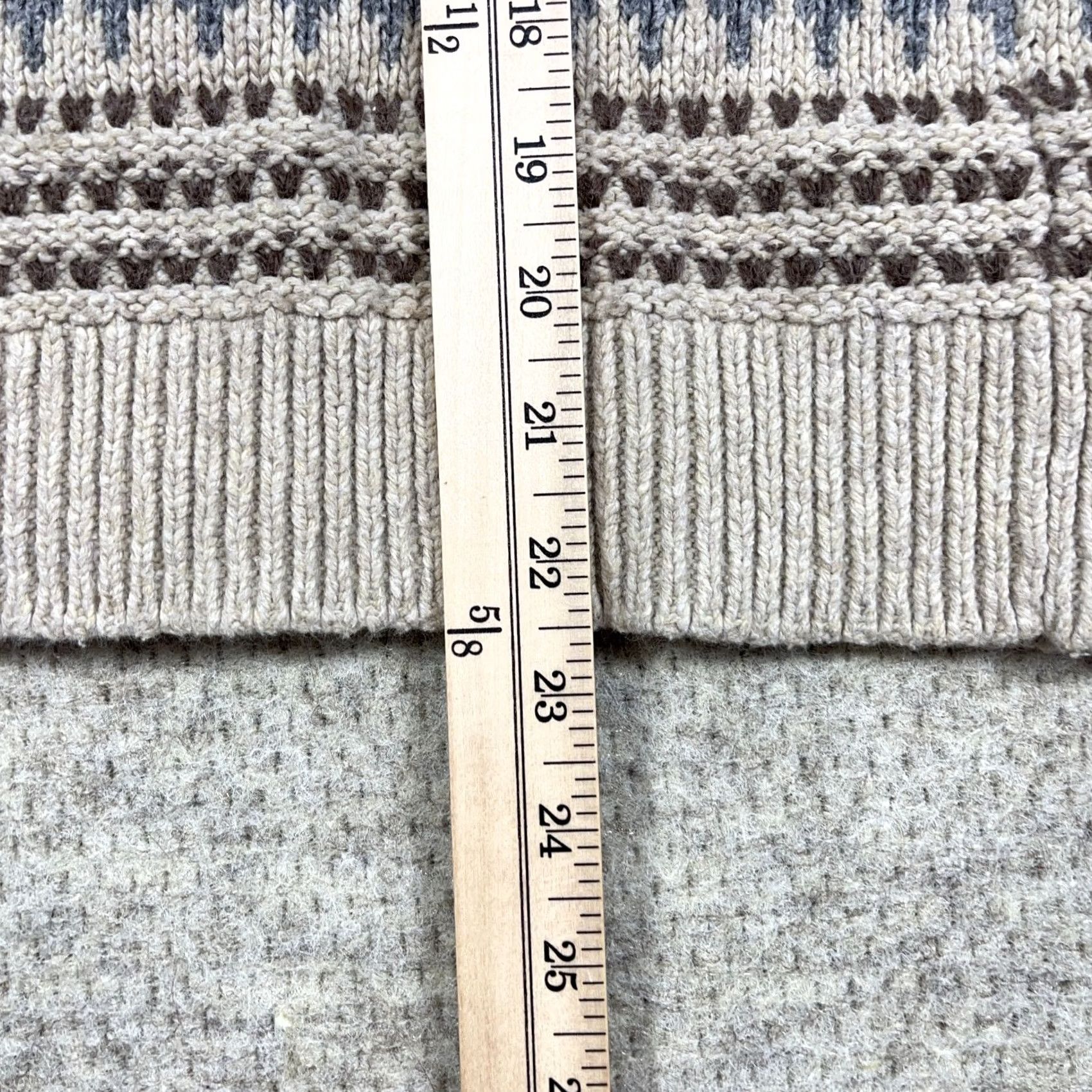 Orvis VINTAGE Orvis Cardigan Sweater Women S Tan Brown Snap Button Nordic Heavyweight All Seasons Knit Logo 90s Mens? Size S / US 4 / IT 40 - 7 Thumbnail