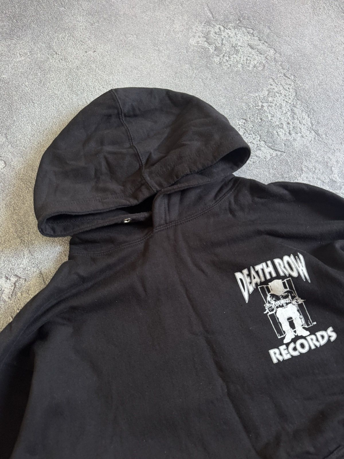 Death Row Records × Vintage Death Row Records big logo hoodie jumper sweatshirt hooded Size US M / EU 48-50 / 2 - 13 Thumbnail