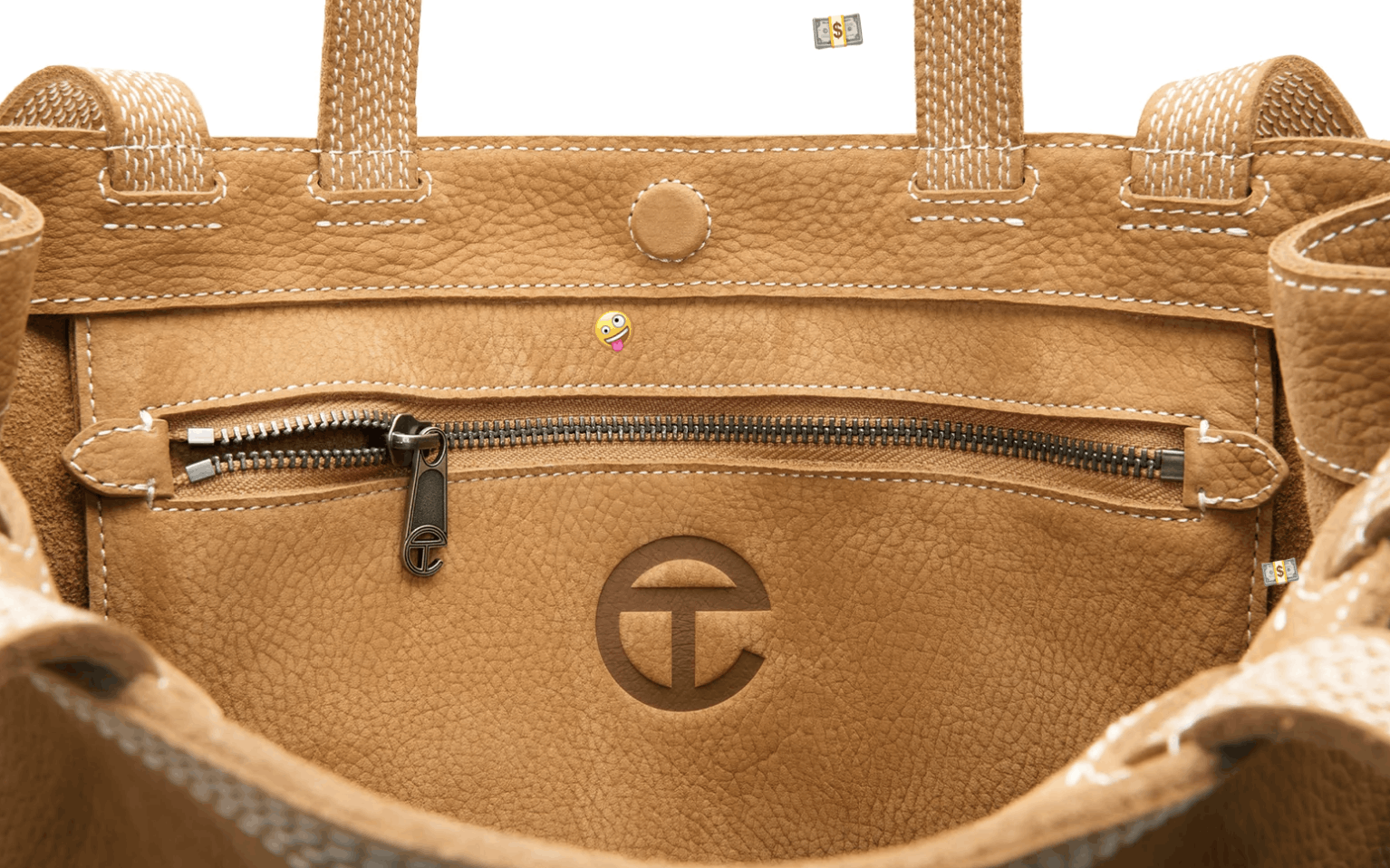 Telfar Timberland Medium Shopper | Wheat Size ONE SIZE - 14 Thumbnail