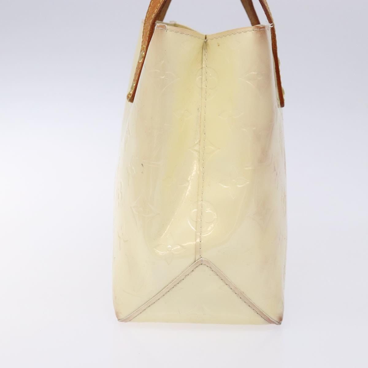 Louis Vuitton LOUIS VUITTON Monogram Vernis Reade PM Hand Bag Perle M91336 Size ONE SIZE - 5 Thumbnail