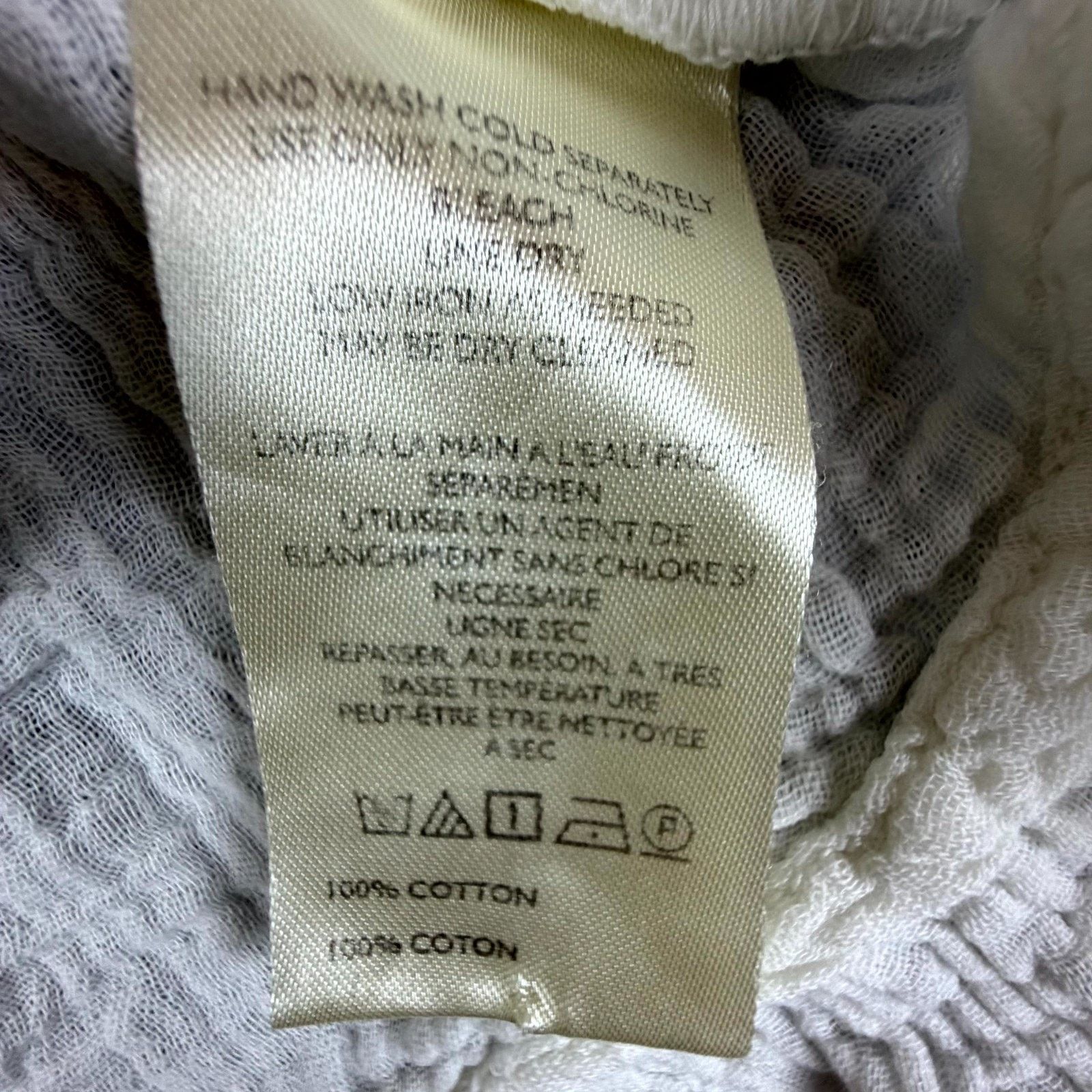 Free People Free People Top Women XS White Ruffle Soft Girl Picnic Size XS / US 0-2 / IT 36-38 - 6 Thumbnail