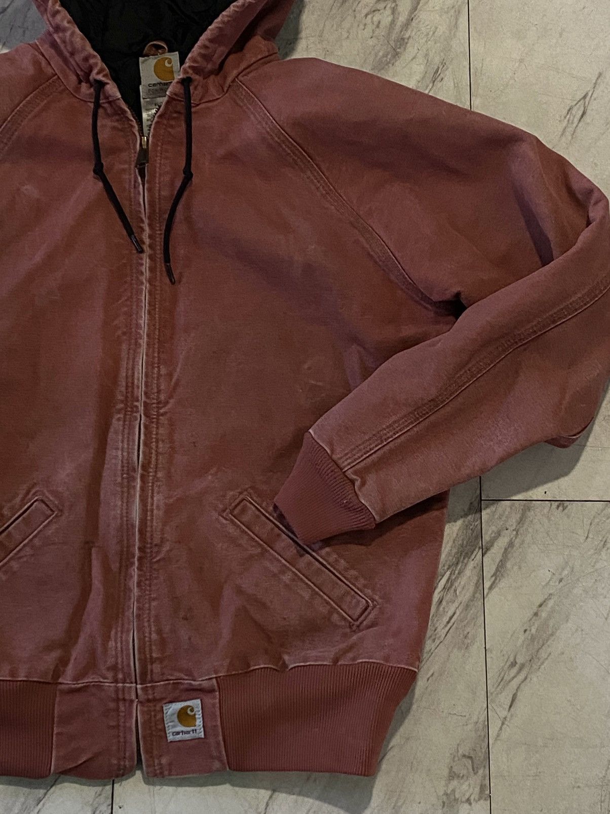 Carhartt Carhartt Redish Hooded Jacket Womens S Size US XS / EU 42 / 0 - 2 Thumbnail