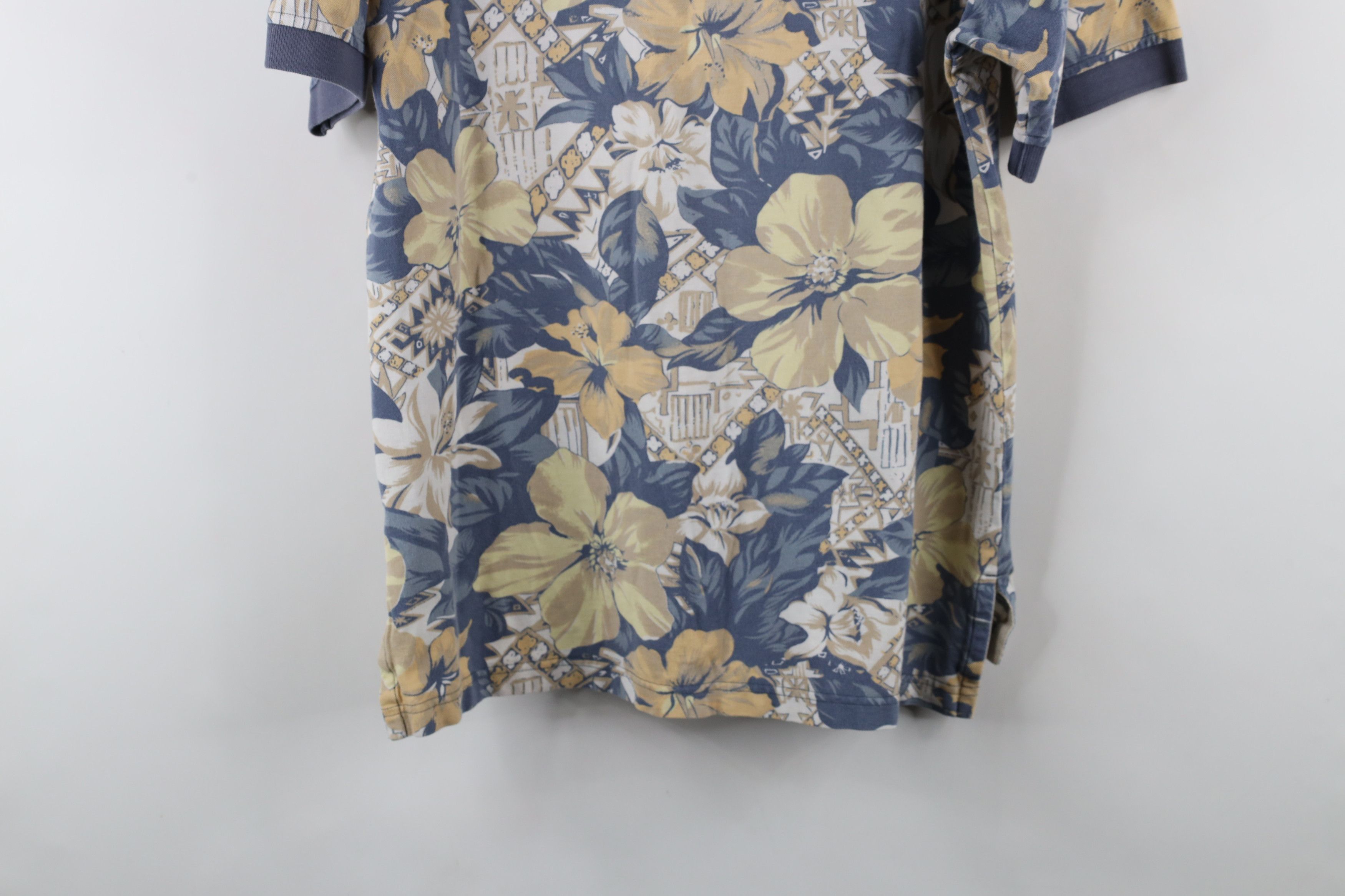 Vintage Vintage 90s Spell US Navy Naval Academy Flower Polo Shirt Size US M / EU 48-50 / 2 - 11 Thumbnail