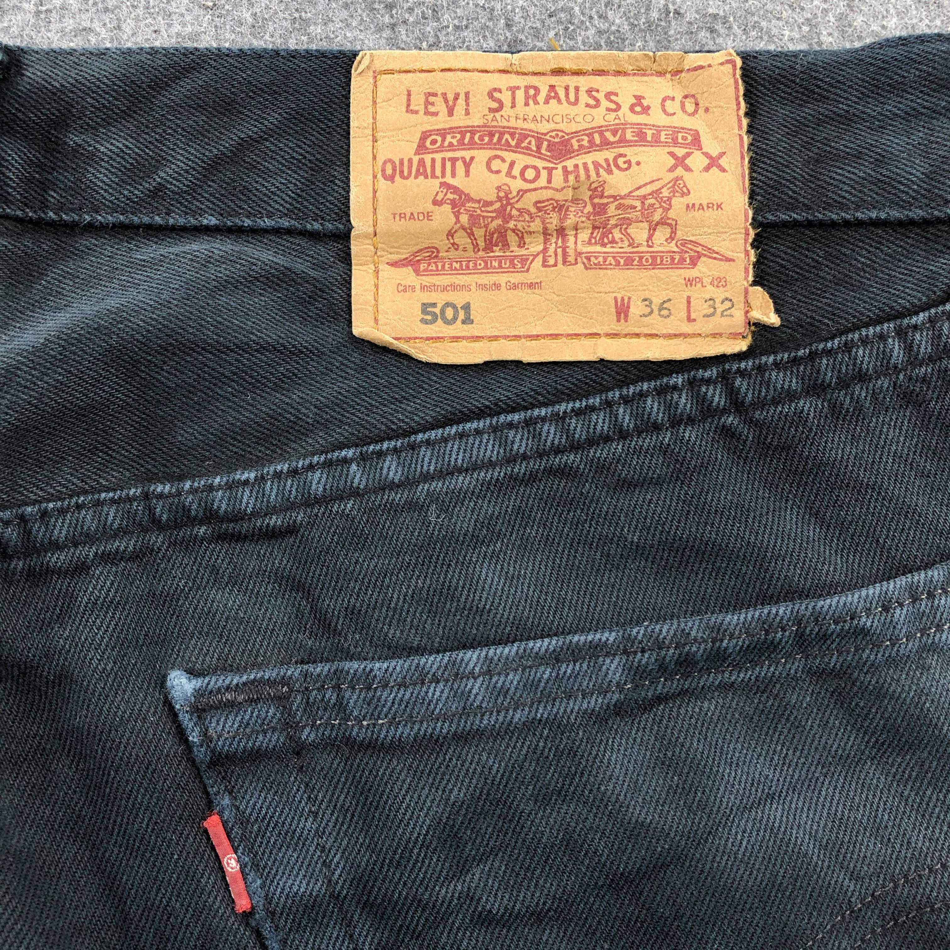 Levi's × Vintage Vintage 90s Levis 501 Earth Tone Jeans-JM1585 Size US 35 - 7 Thumbnail