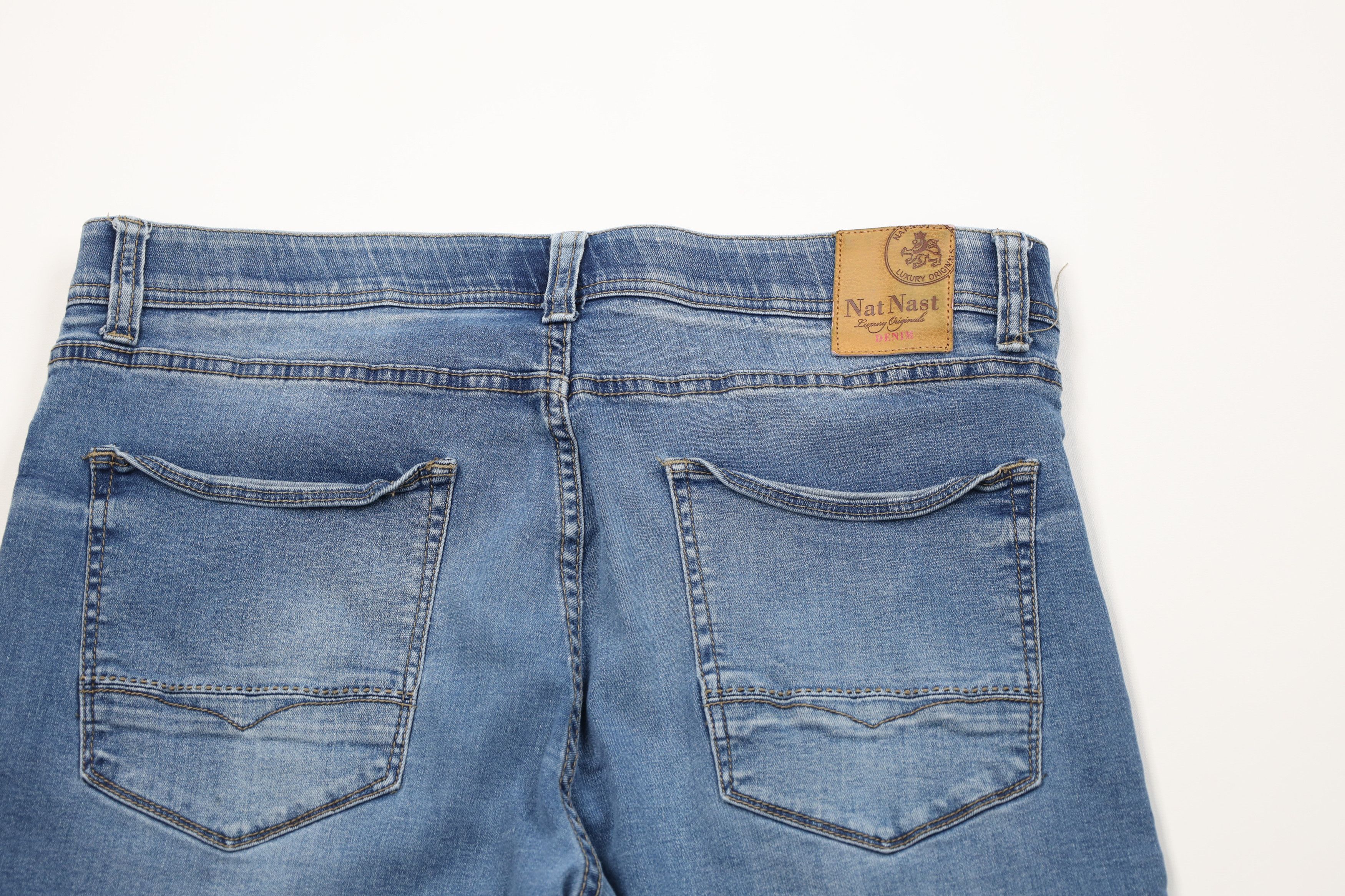 Nat Nast Nat Nast Luxury Originals Straight Leg Denim Jeans Blue Size US 36 / EU 52 - 10 Thumbnail