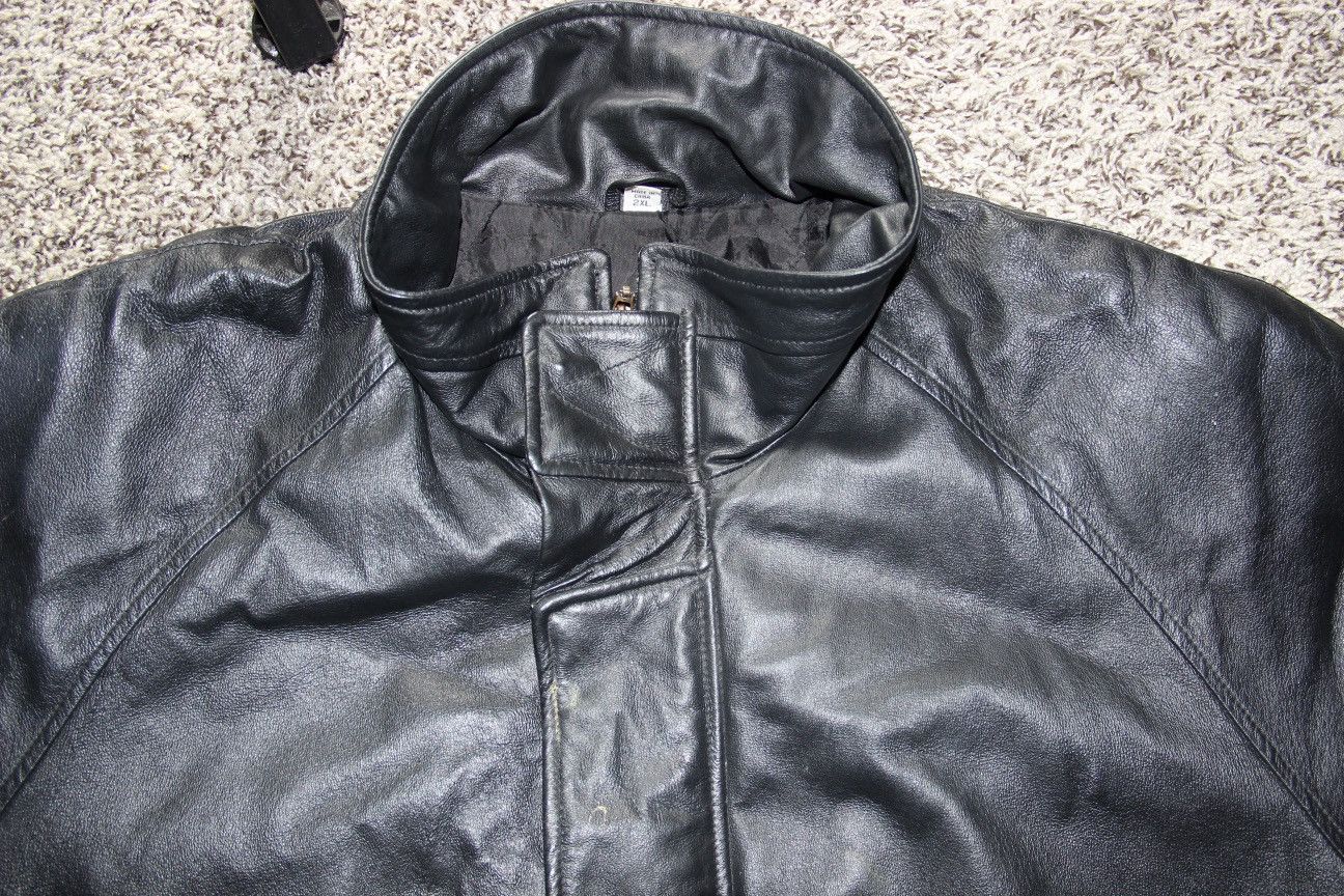Vintage Classic Outdoor Exchange Leather Jacket Full Zip Size US XXL / EU 58 / 5 - 5 Thumbnail