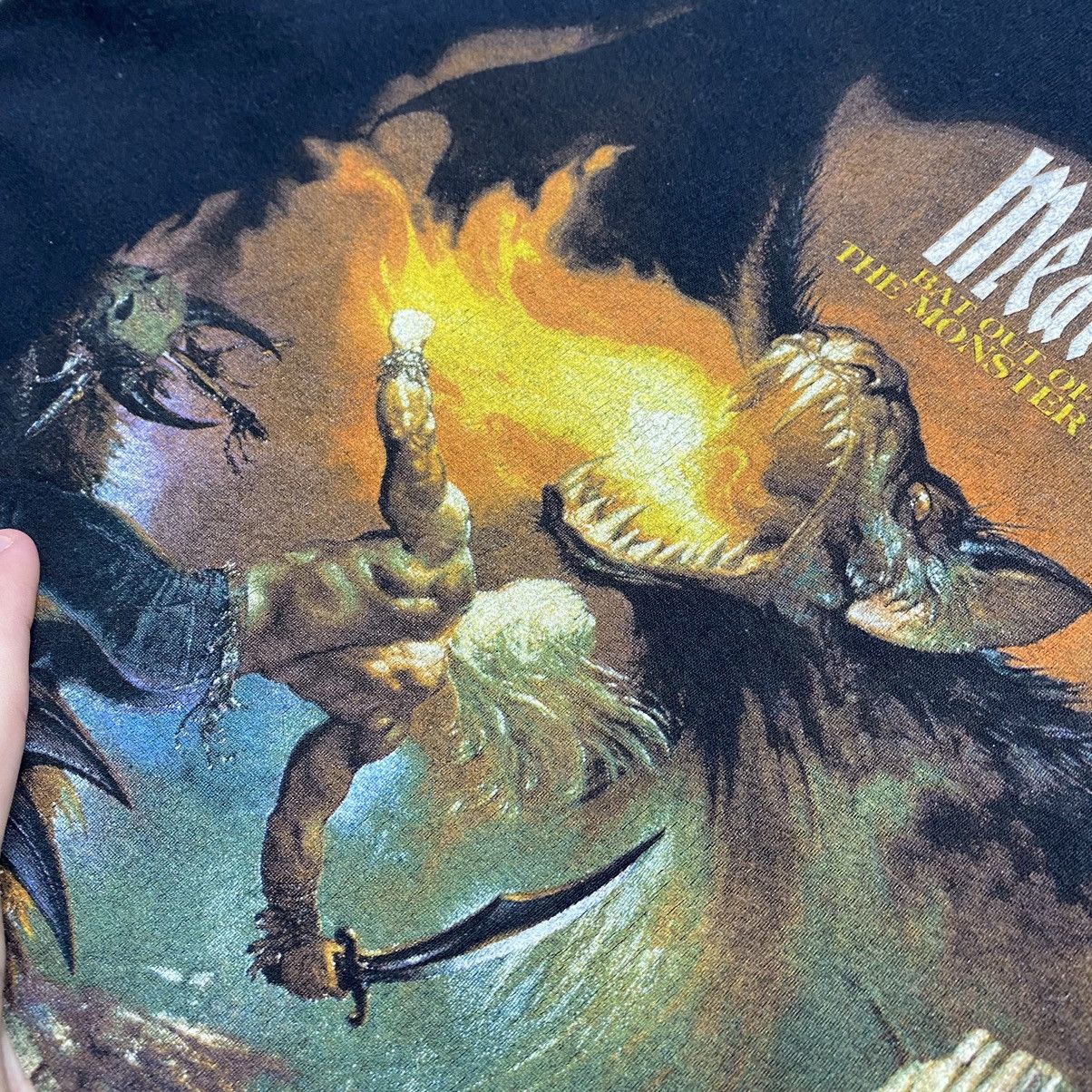 Band Tees Vintage Meat Loaf 2007 Three Bats Tour Graphic logo rare tee Size US L / EU 52-54 / 3 - 6 Thumbnail