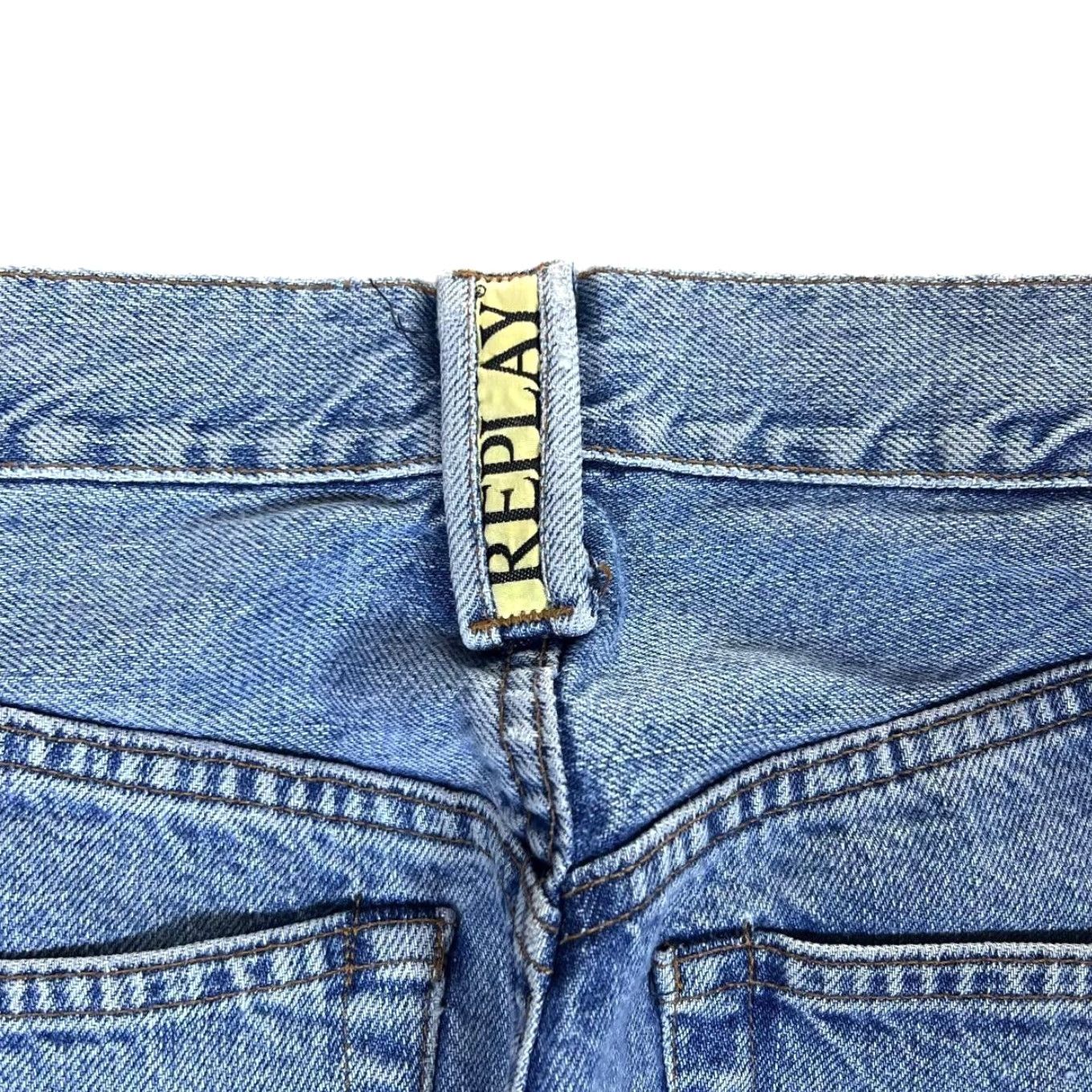 Replay REPLAY JEANS Style 901 Regular Made In Italy Blue Denim Jeans 26 Womens Straight 26" Misses Size 26" / US 2 / IT 38 - 4 Thumbnail