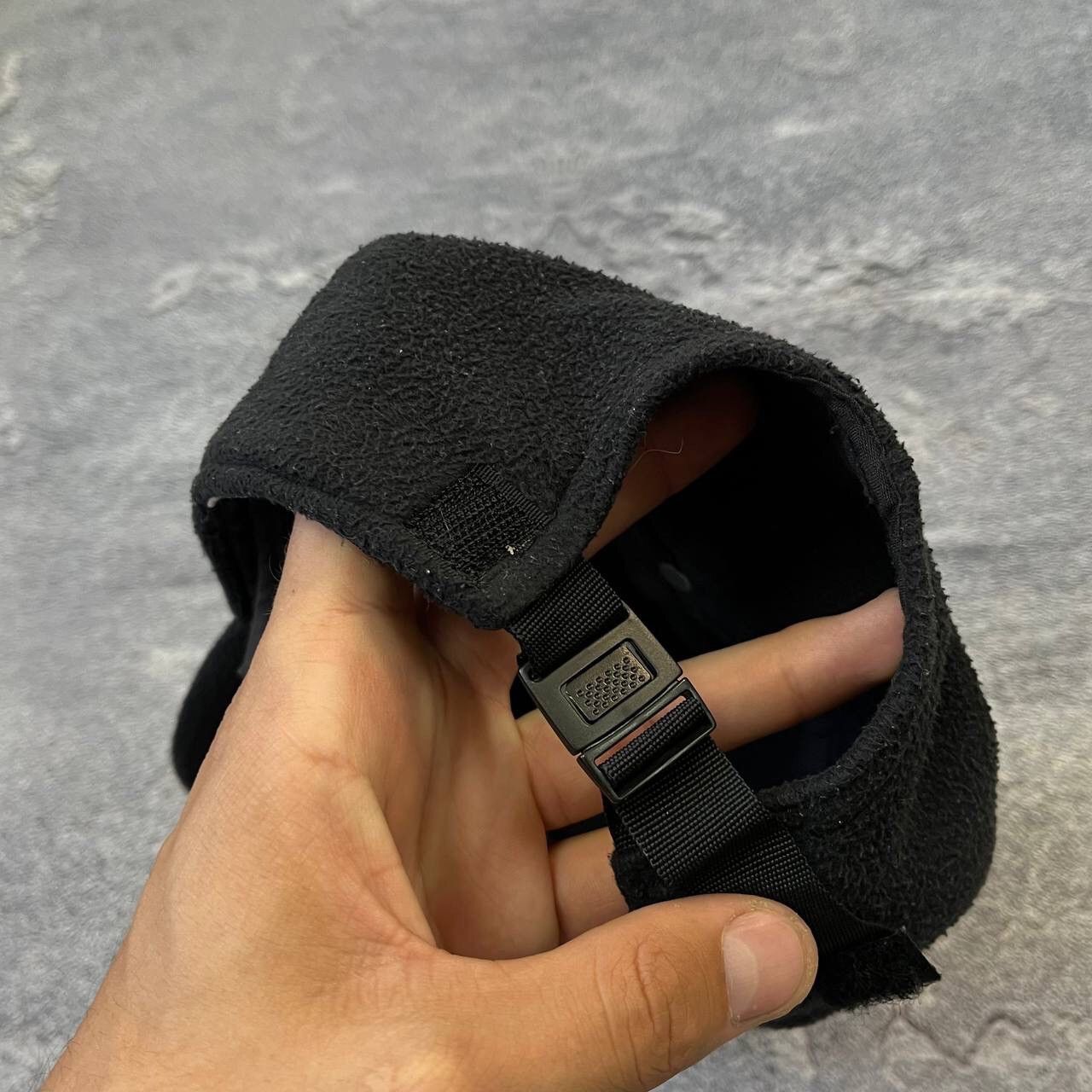 Nike Vintage Black Nike 90s Therma Fit Fleece Cap Hat Size ONE SIZE - 5 Thumbnail