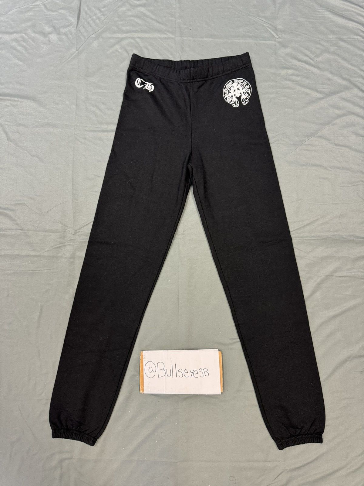 Chrome Hearts Chrome Hearts Cemetery Triple Cross Black Sweatpants 