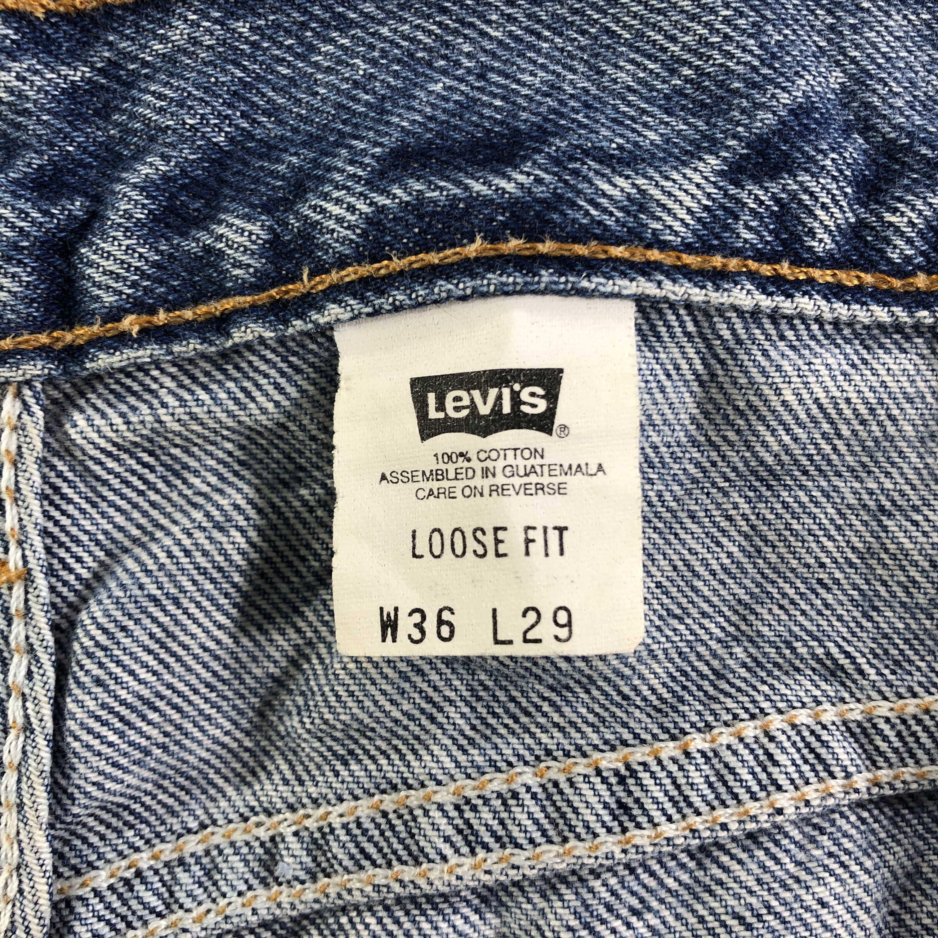 Levi's Vintage 90s Blue Wash Levis 545 Jeans-J3087 Size US 35 - 9 Thumbnail