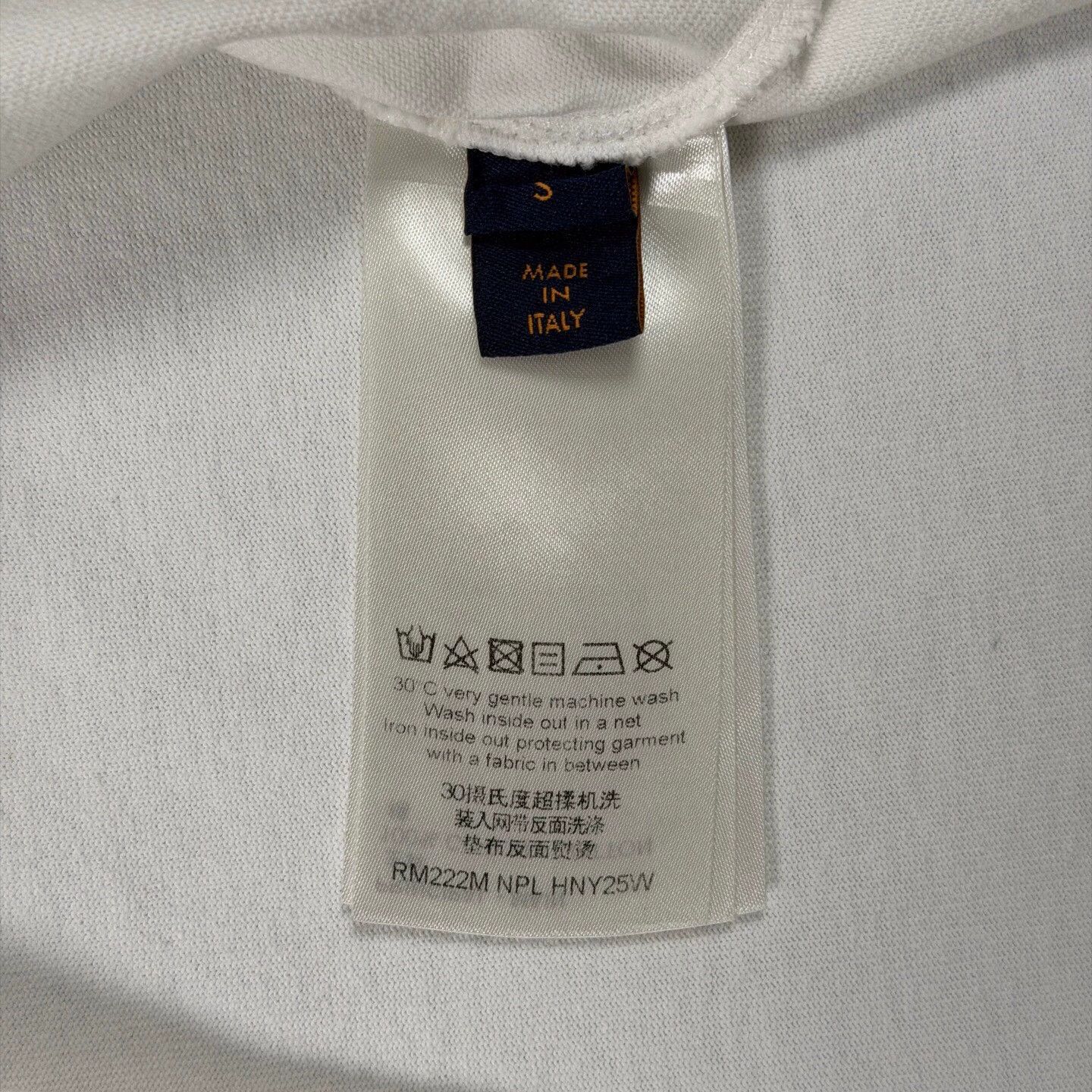 Louis Vuitton LV Graffiti 3D White Short-Sleeve Tee S Near New Size US L / EU 52-54 / 3 - 4 Thumbnail