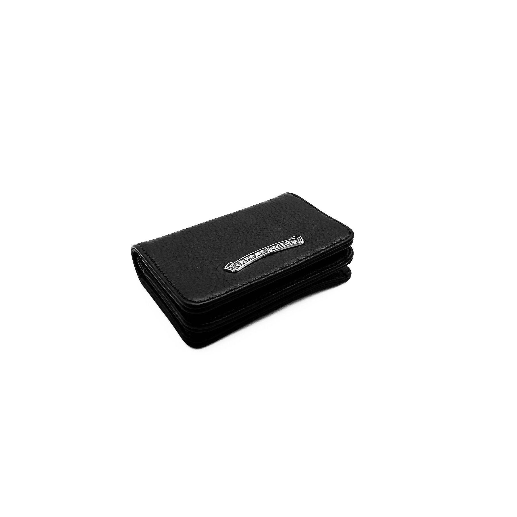 Chrome Hearts Chrome Hearts Black Leather Card Holder Size ONE SIZE - 4 Thumbnail
