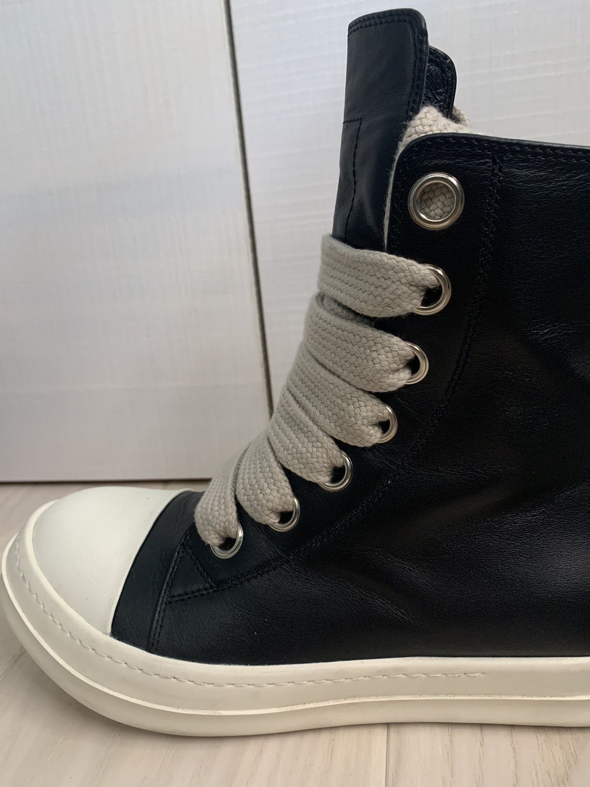 Rick Owens Rick Owens jumbo laces high | Grailed