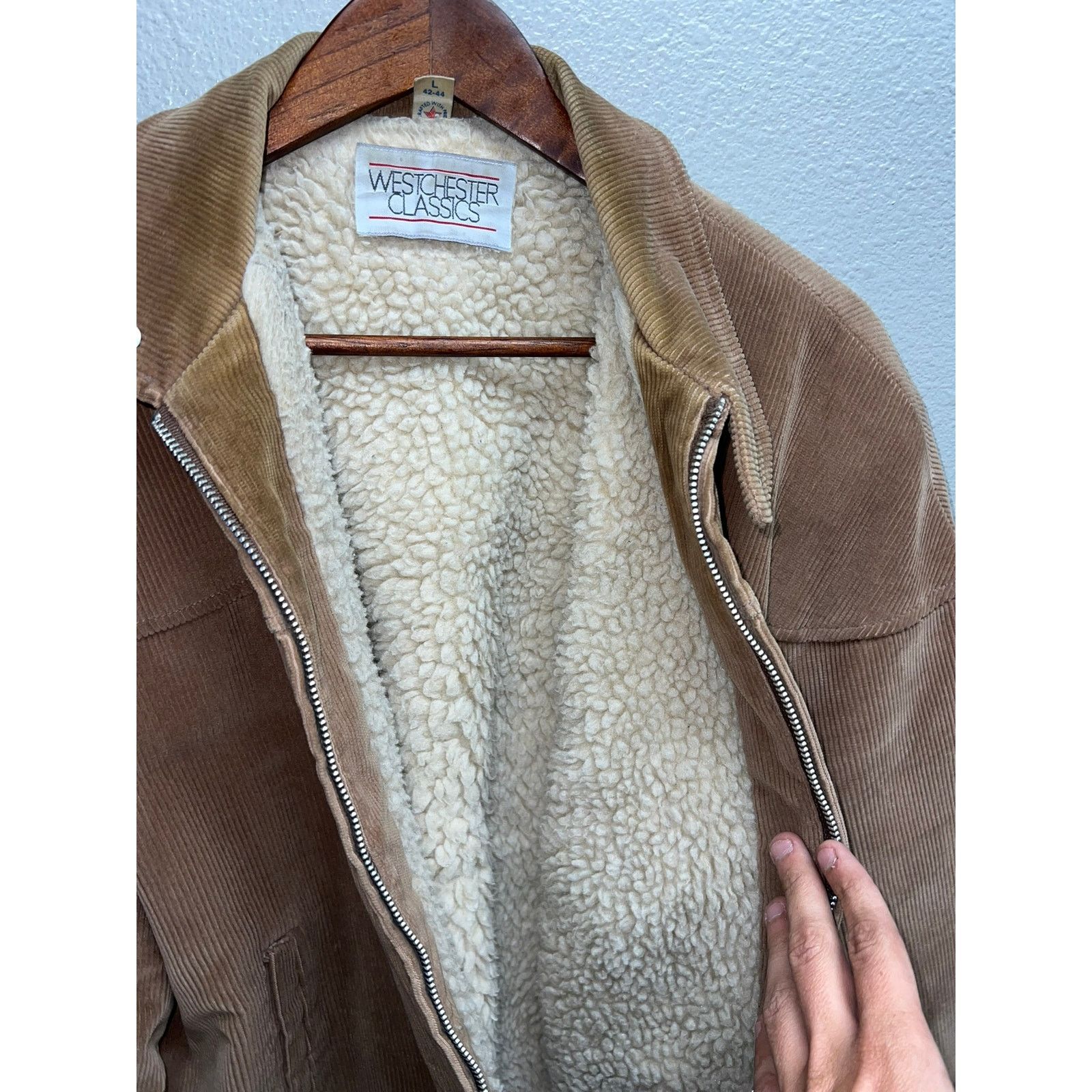 Vintage Vintage Corduroy Sherpa Jacket Brown Westchester Classics L Size US L / EU 52-54 / 3 - 6 Thumbnail