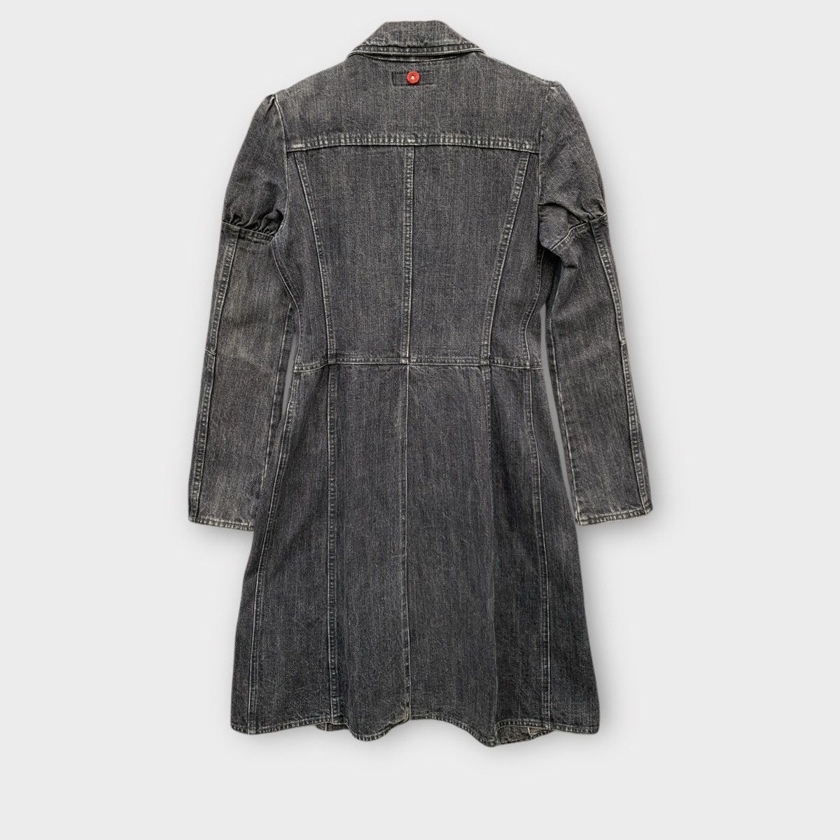 Romeo Gigli GIGLI DENIM LONG COAT JACKET Size S / US 4 / IT 40 - 4 Thumbnail