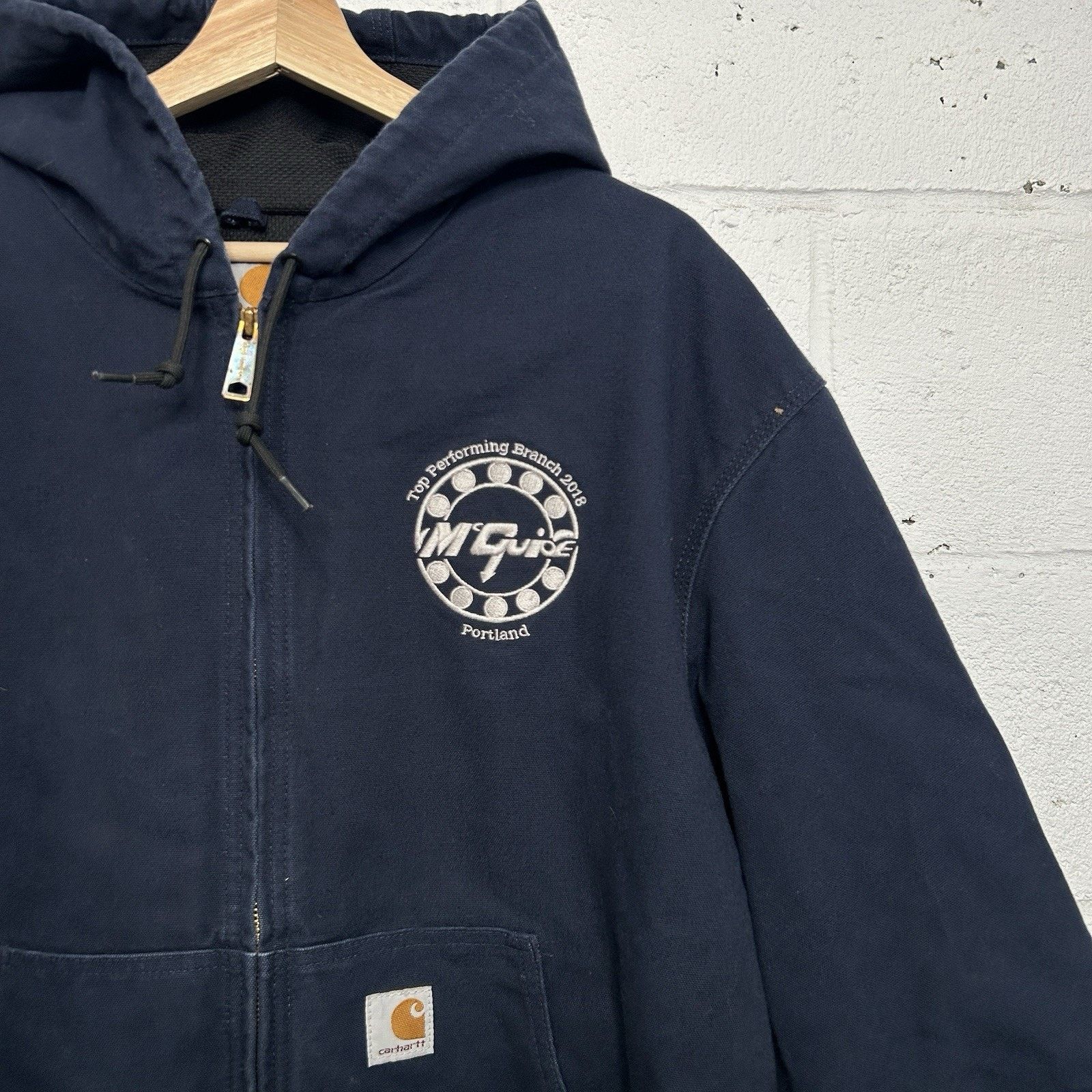 Carhartt Carhartt Thermal-Lined Hooded Active Jacket “Dark Navy” J131 Size US XL / EU 56 / 4 - 3 Thumbnail
