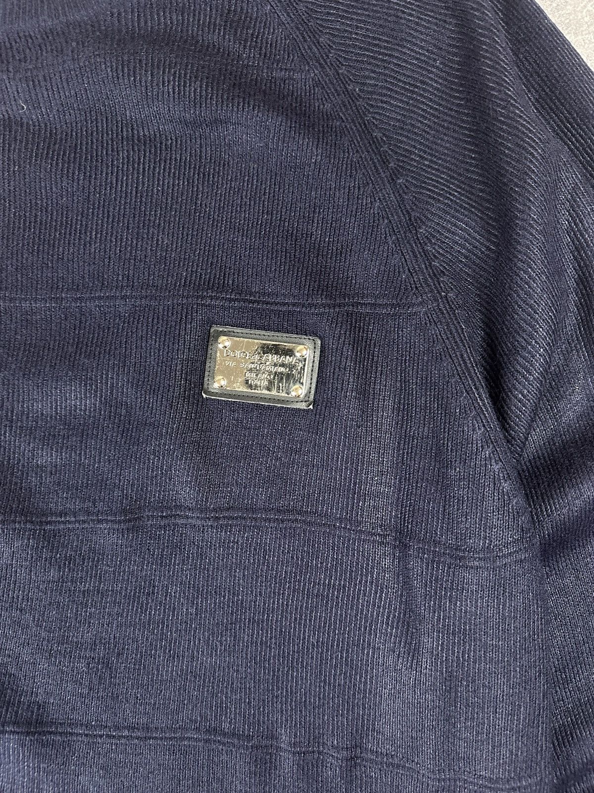 Dolce & Gabbana Dolce Gabbana Luxury Small Metal Logo Sweater Size US L / EU 52-54 / 3 - 8 Thumbnail