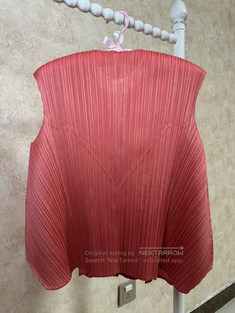 Issey Miyake Issey Miyake Pink Jacket Size L / US 10 / IT 46 - 2 Thumbnail