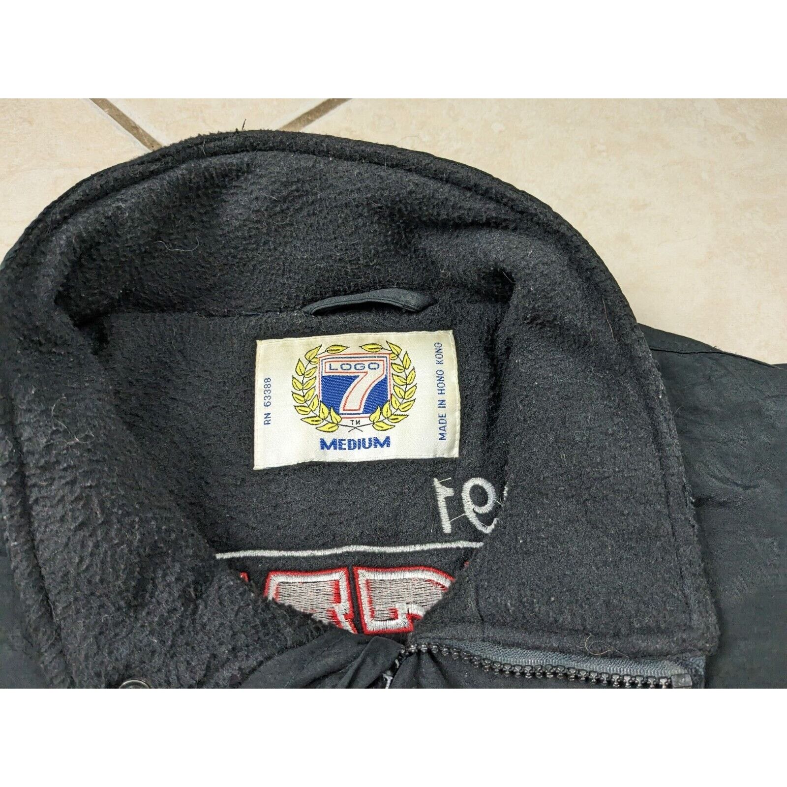Logo 7 Vtg 1991 NCAA Final 4 Bomber Style Jacket Embroidered Logo 7 Size US M / EU 48-50 / 2 - 6 Thumbnail