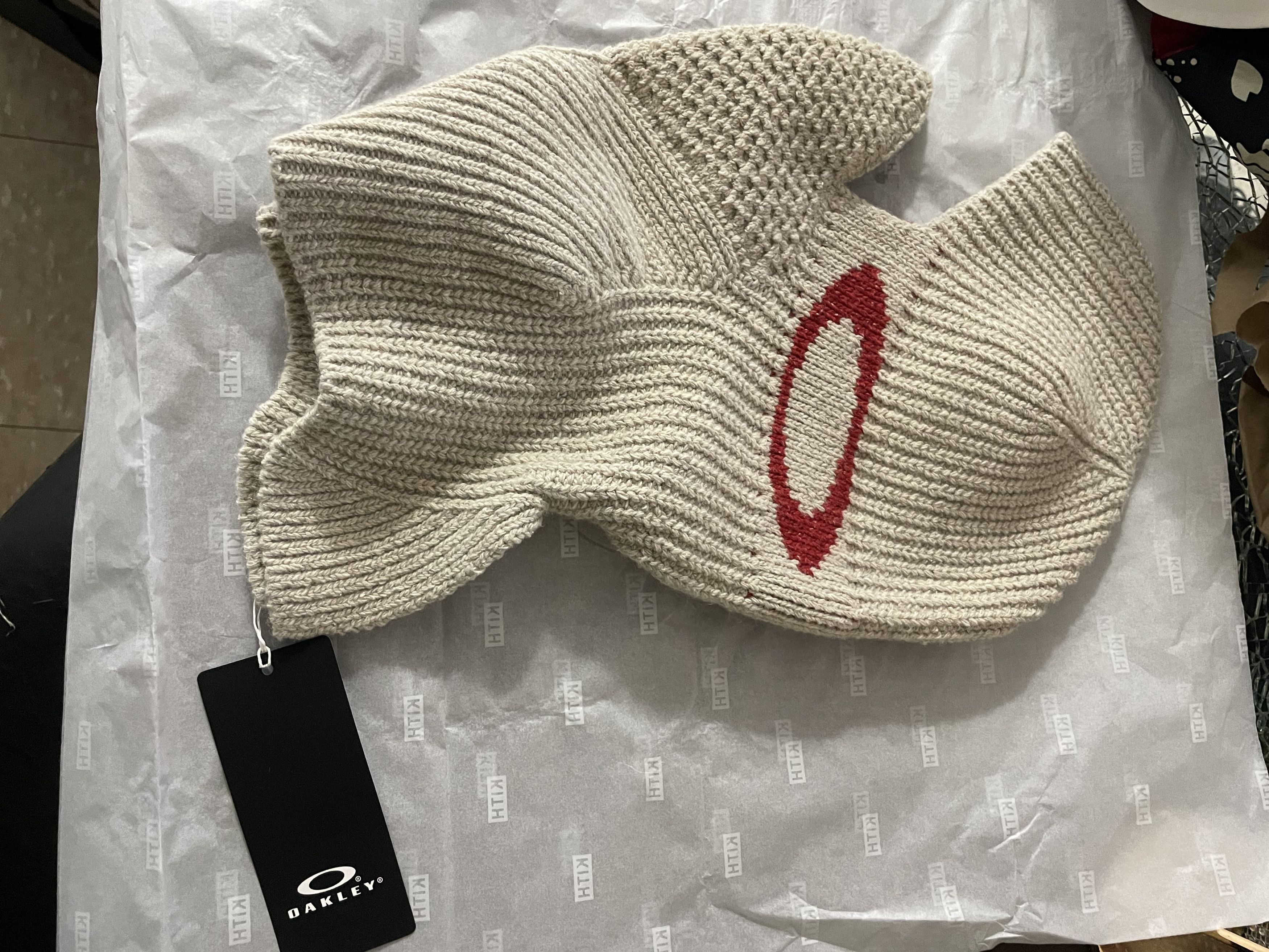Kith Kith for Oakley Pro ZW Knit Balaclava -Sandrift Size ONE SIZE - 5 Thumbnail