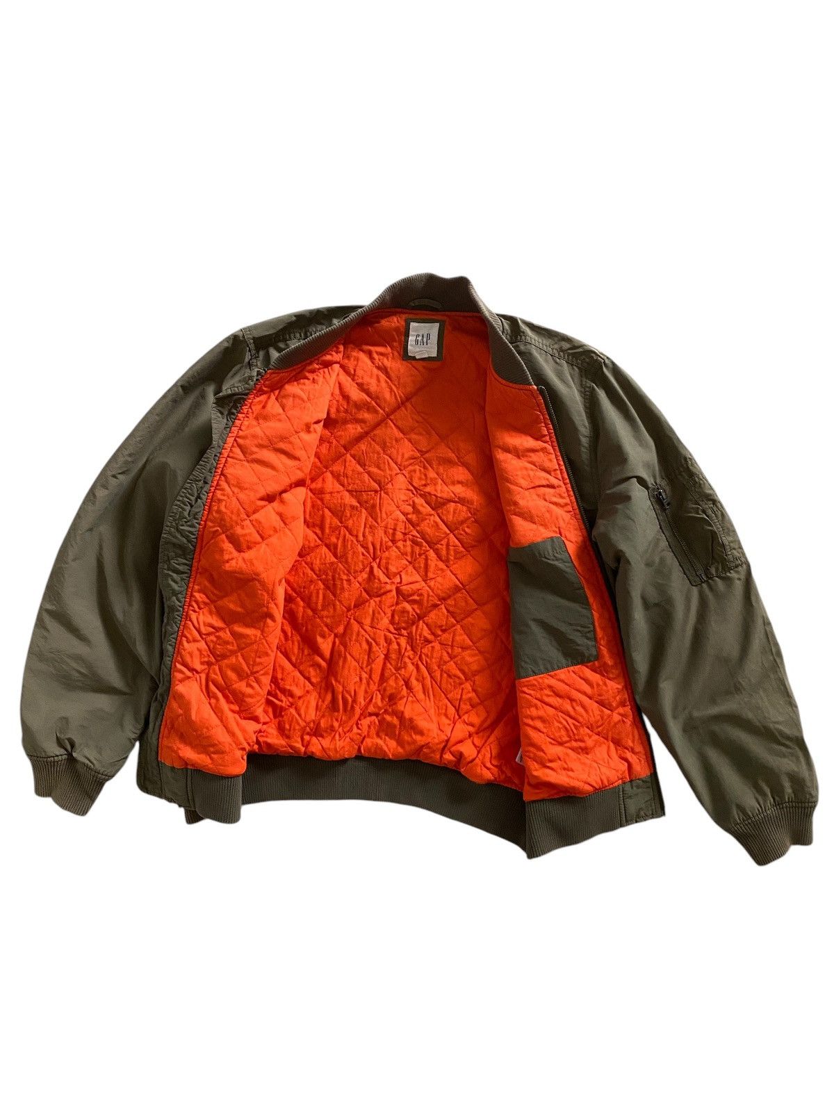 Gap × Vintage Vintage GAP zipper IDEAL 80's bomber jacket nice design Size US L / EU 52-54 / 3 - 10 Thumbnail