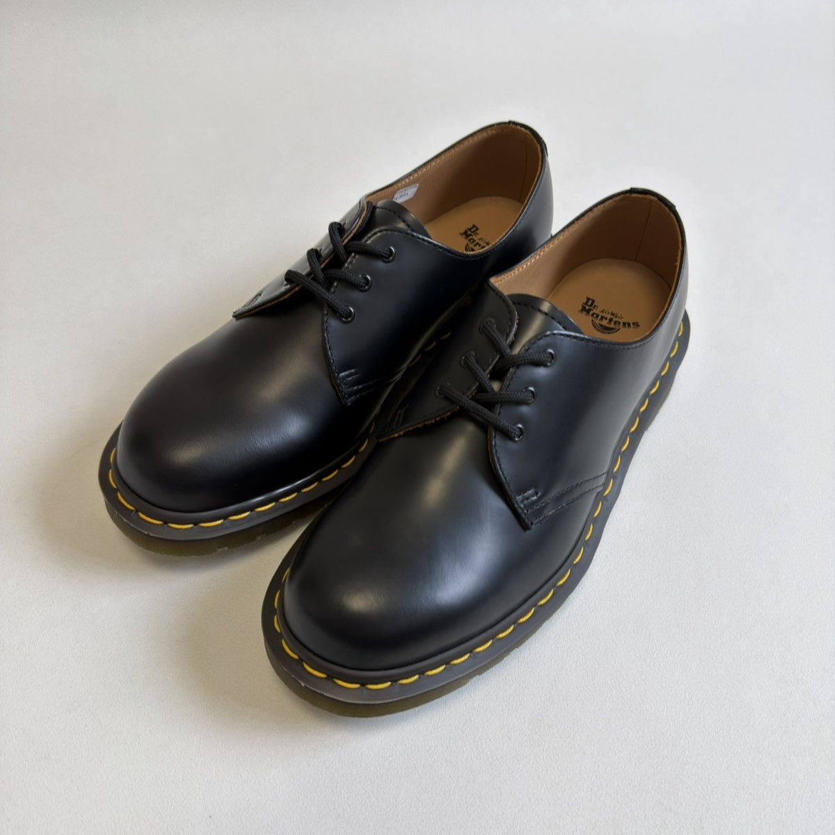 Comme des Garcons × Dr. Martens ‘MIE 1461’ Black Leather Shoes Size US 9 / EU 42 - 4 Thumbnail