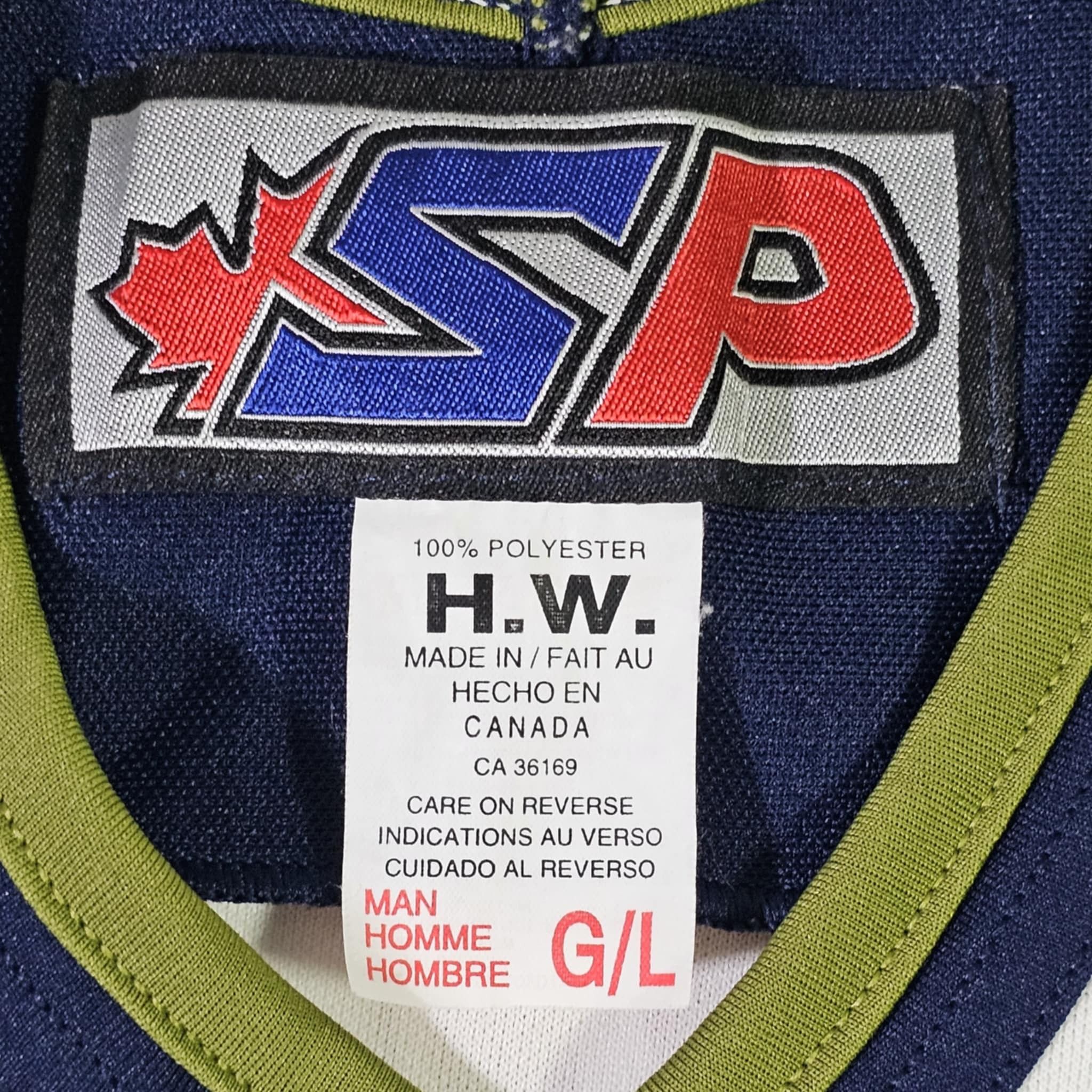 Vintage Sherbrooke Saint-François Vintage Quebec SP Hockey Jersey Size US L / EU 52-54 / 3 - 5 Thumbnail