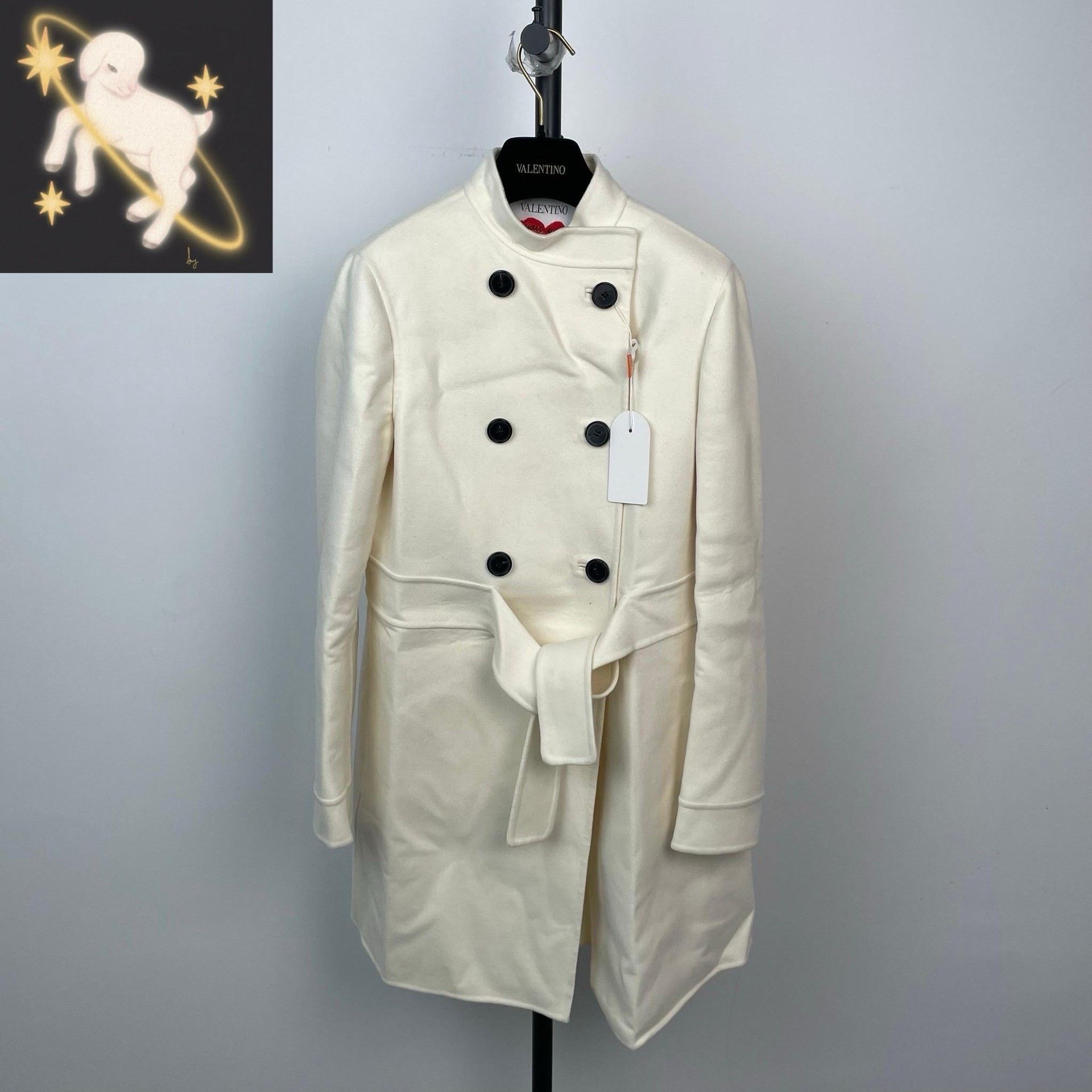 Valentino Valentino White Hoodie 42 Men Size US M / EU 48-50 / 2 - 1 Thumbnail