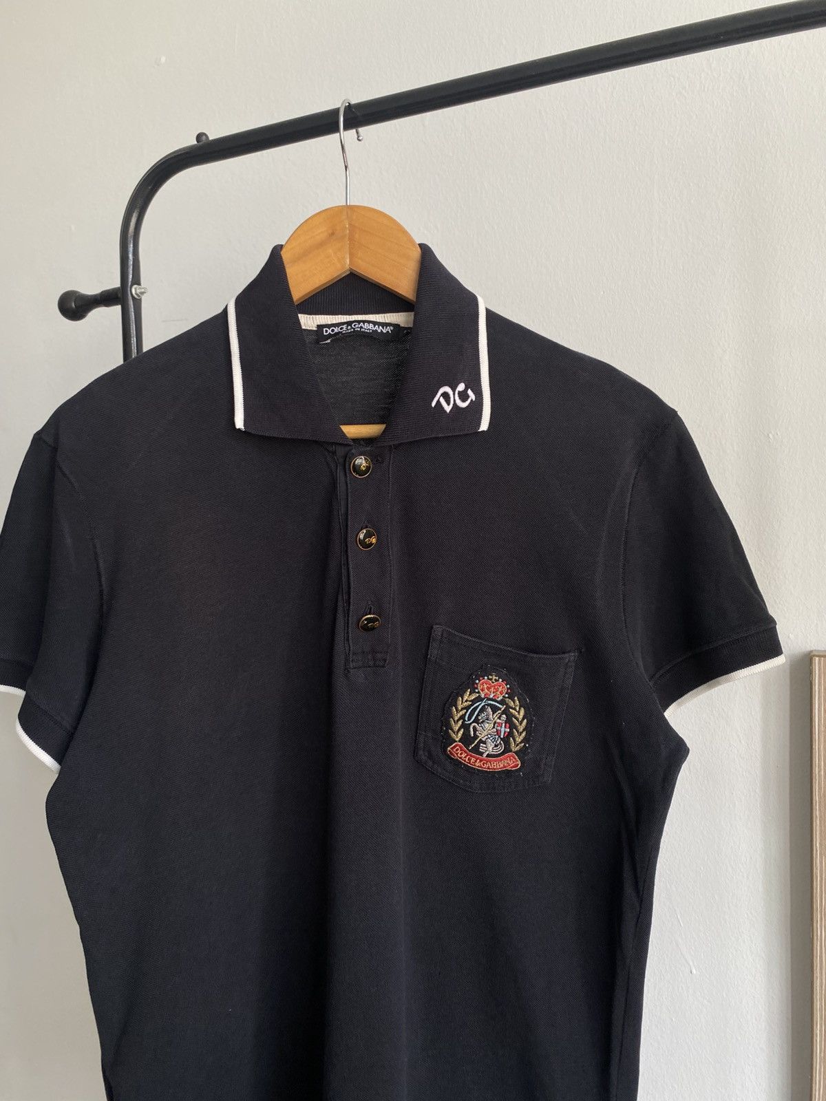 Vintage FADED Dolce & Gabbana Polo Shirt 🔥